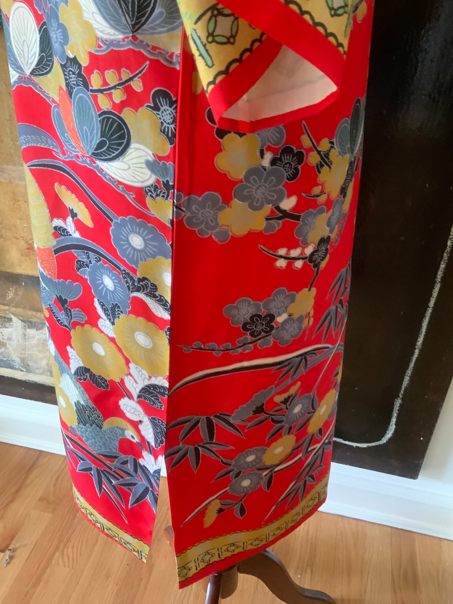 Shirokiya Silk Robe - Made in Japan - 60s - 60K