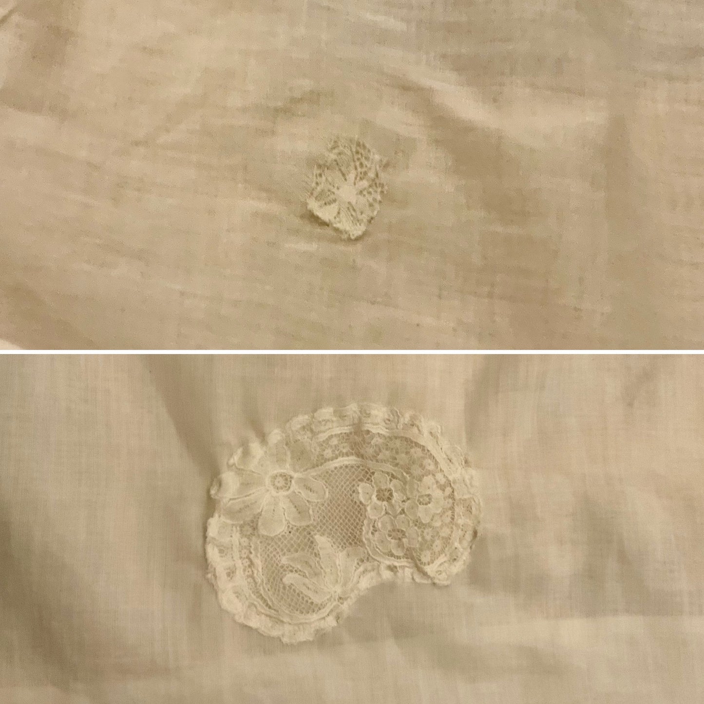 Edwardian White Cotton Nightgown c.1900–1915-E27