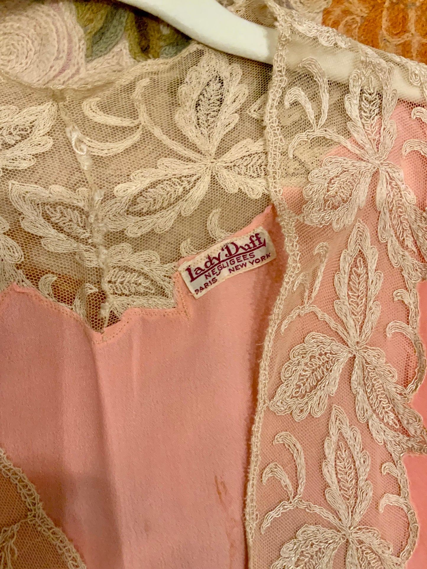 Silk Lace Robe - 50s - Luxury Lingerie-50BQ