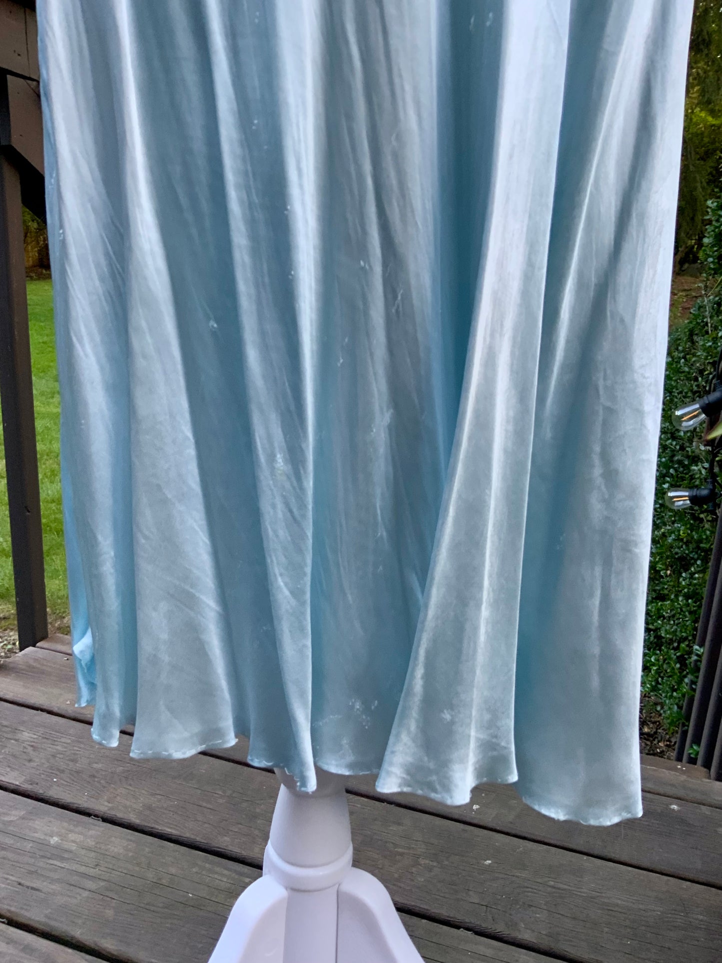 Satin Evening Gown - 40s - 40B