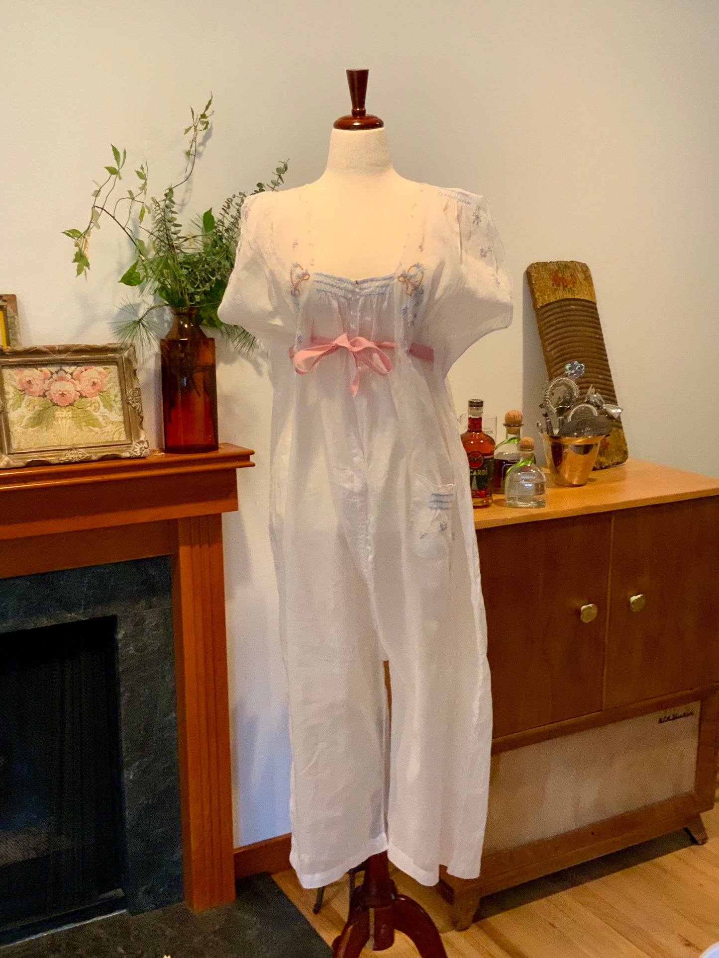 Edwardian Hand-Embroidered Combination Suit c.1905–1915 |ED28