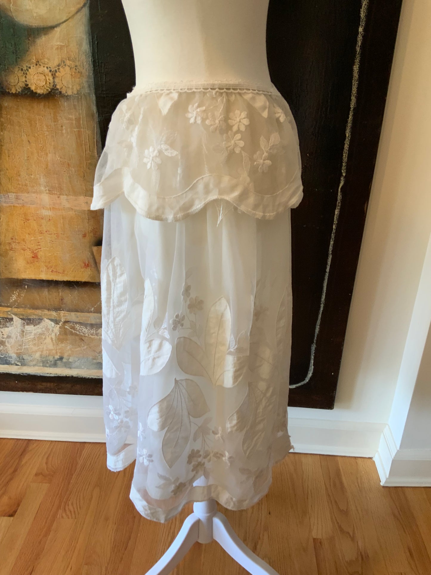 Stunning white skirt - 50s - 50BA