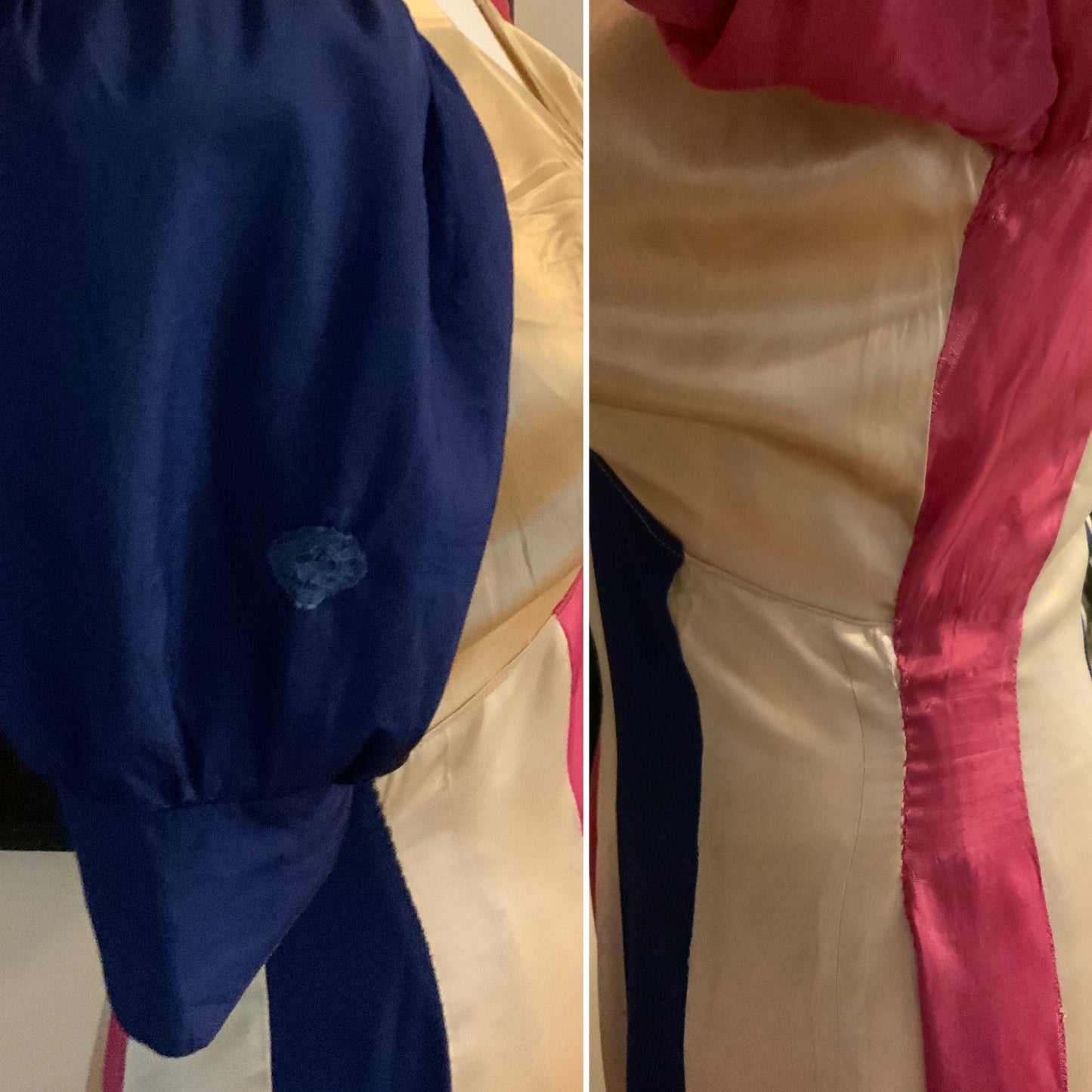 RARE Satin Evening Dress - 30s Early 40s - 30AG