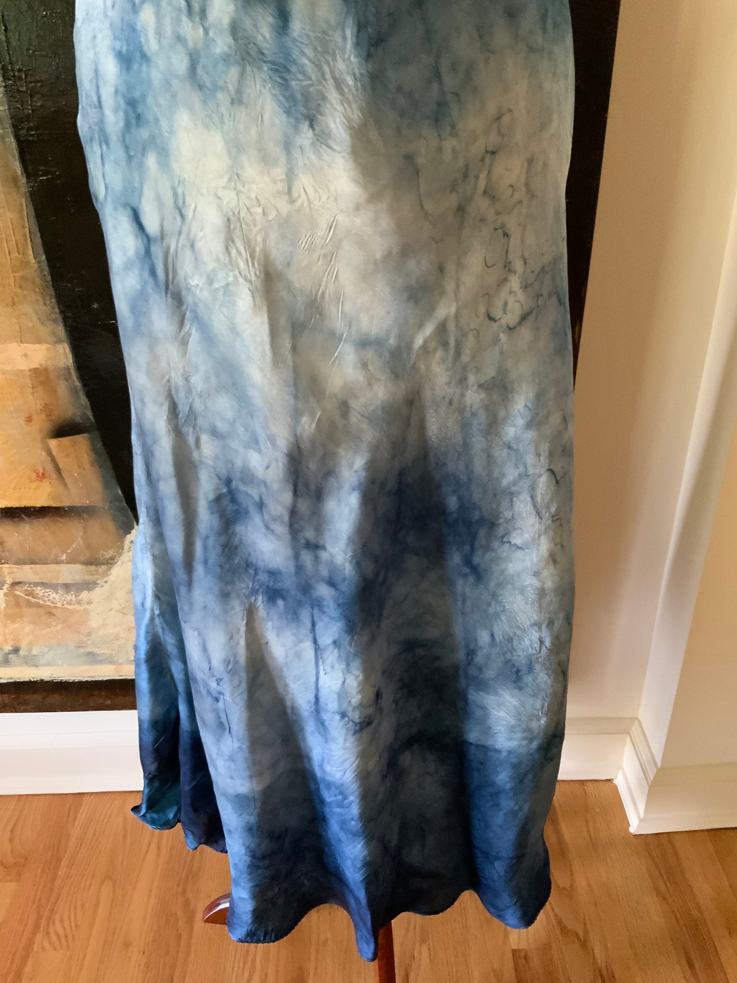 Hand Dyed Satin Nightgown - 40s - 40Z