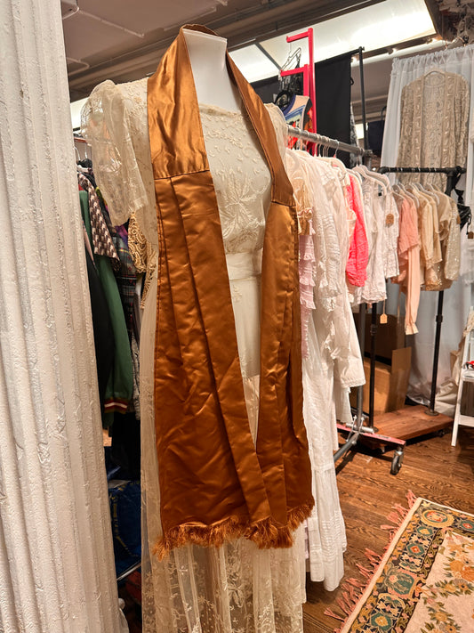 Copper Satin Scarf / Belt- 50s - 505