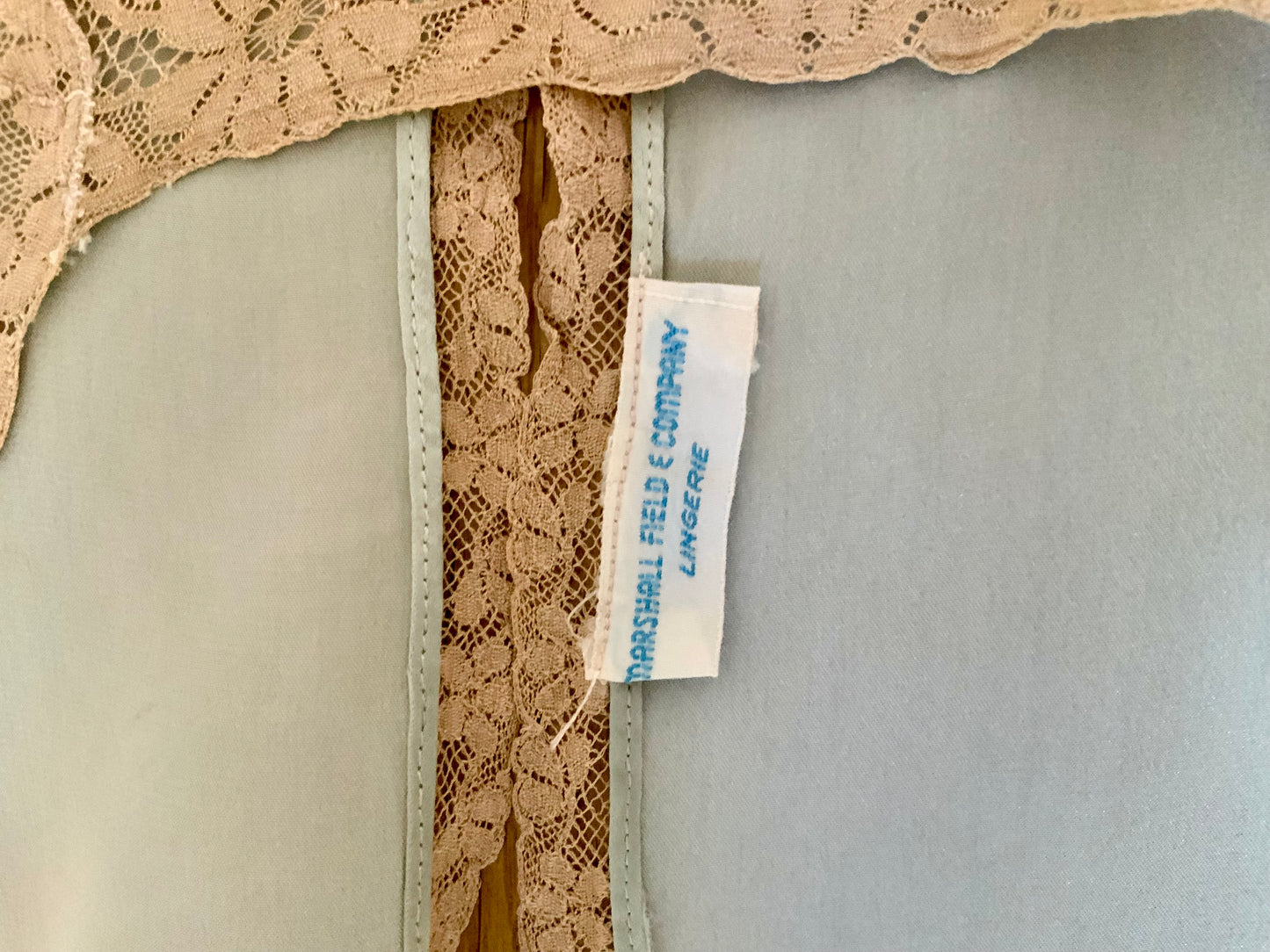 Silk Bridal Nightgown Mint - 50s - 50AW