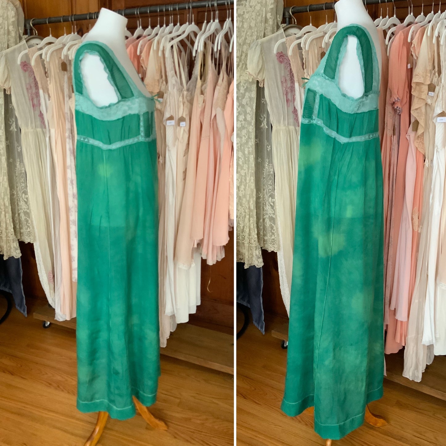 Hand Dyed Nightgown / Slip Dress - 40s