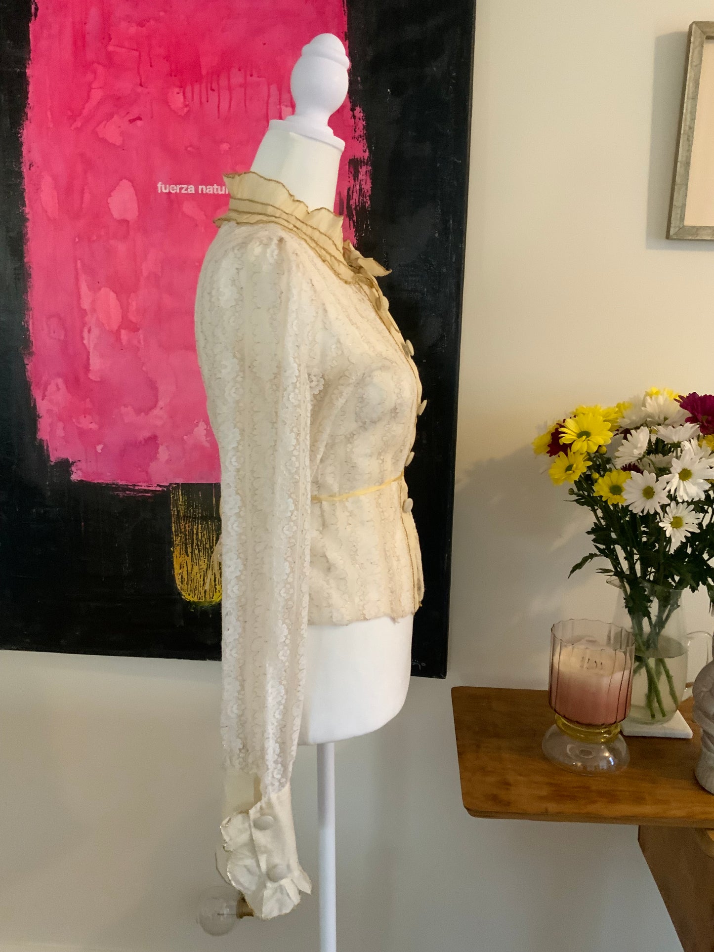 Lace Blouse - 70s - 70S