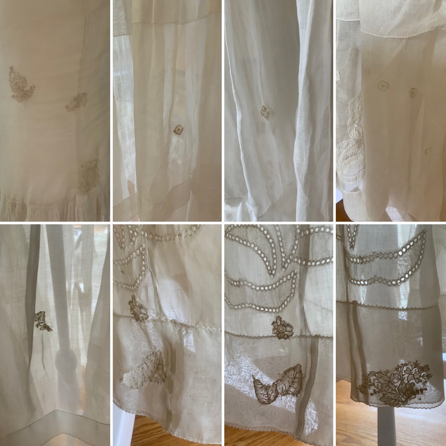 White Cotton Afternoon / Party Dress - 1930 - 30AK