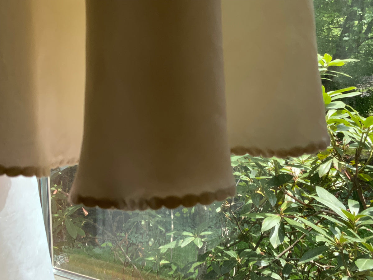 1930s Ivory Satin Bias Cut Slip Dress.40BY