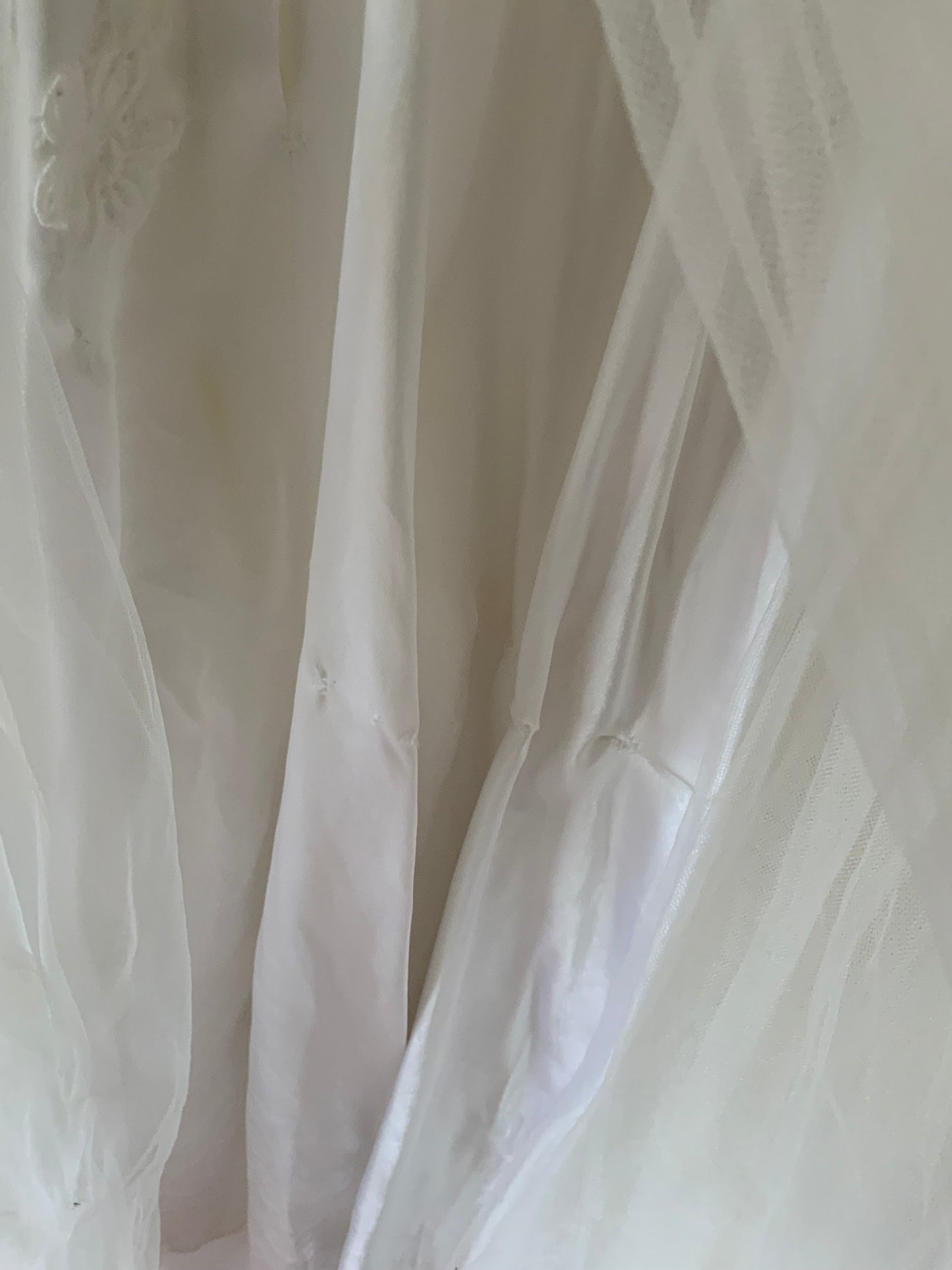 Wedding Dress made Skirt or Strapless Dress - 50s - 50BA