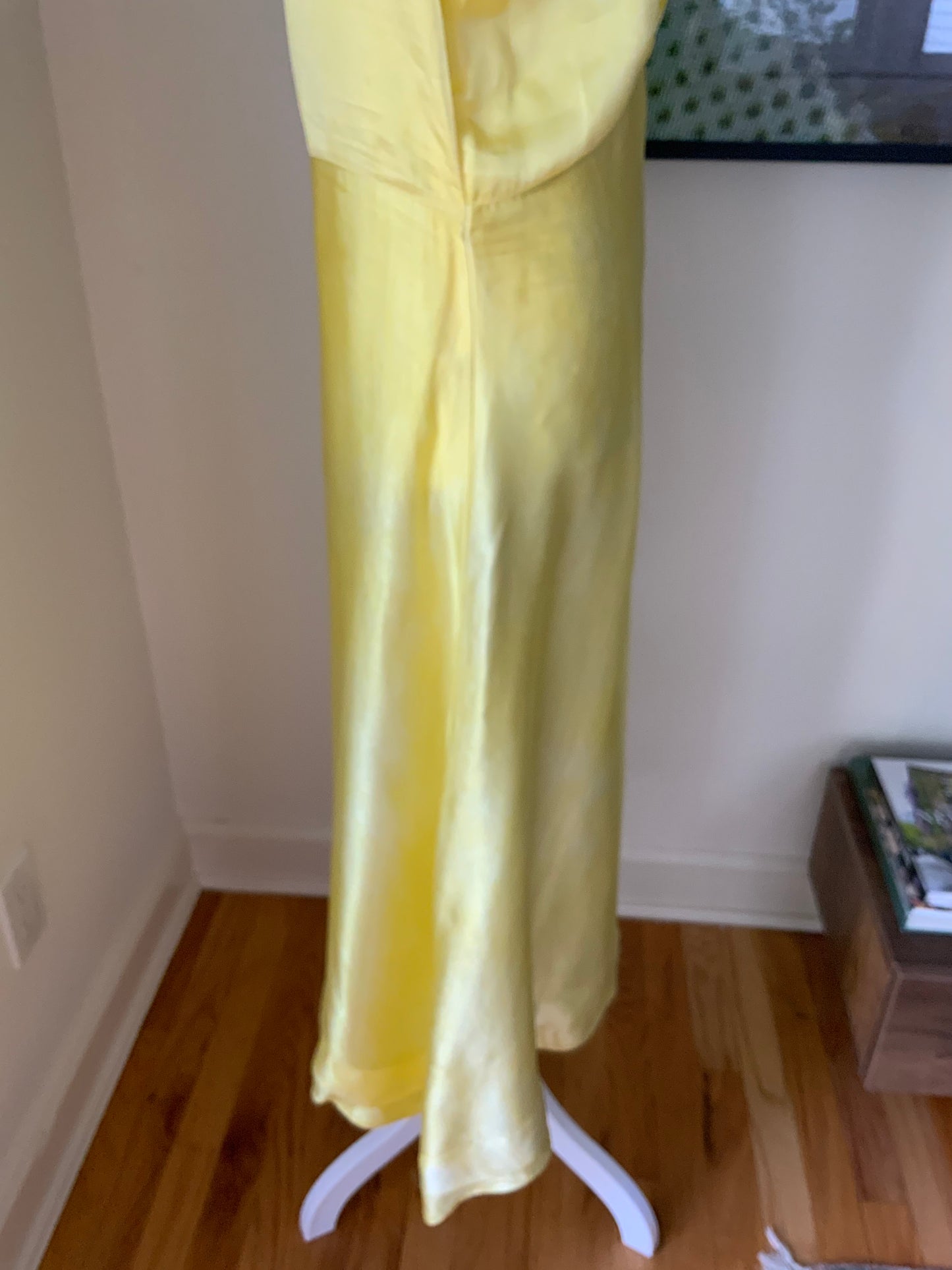 Hand Dyed Yellow Nightgown - 50s - 50Bi