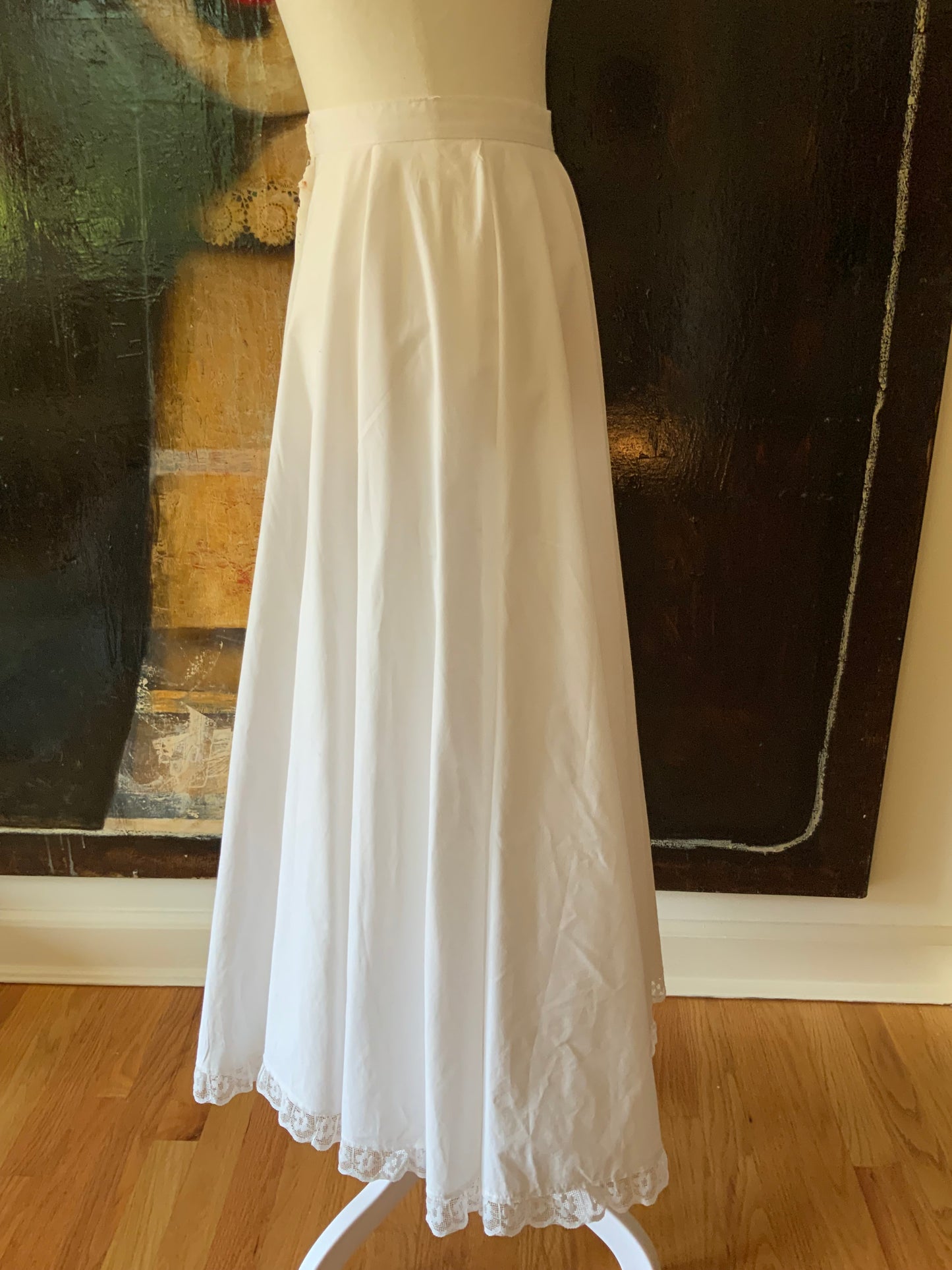 50s does Edwardian Cotton Praire Skirt - 50s - 50BC