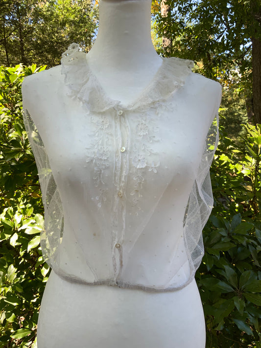 Edwardian Net Blouse - 1900s - ED19