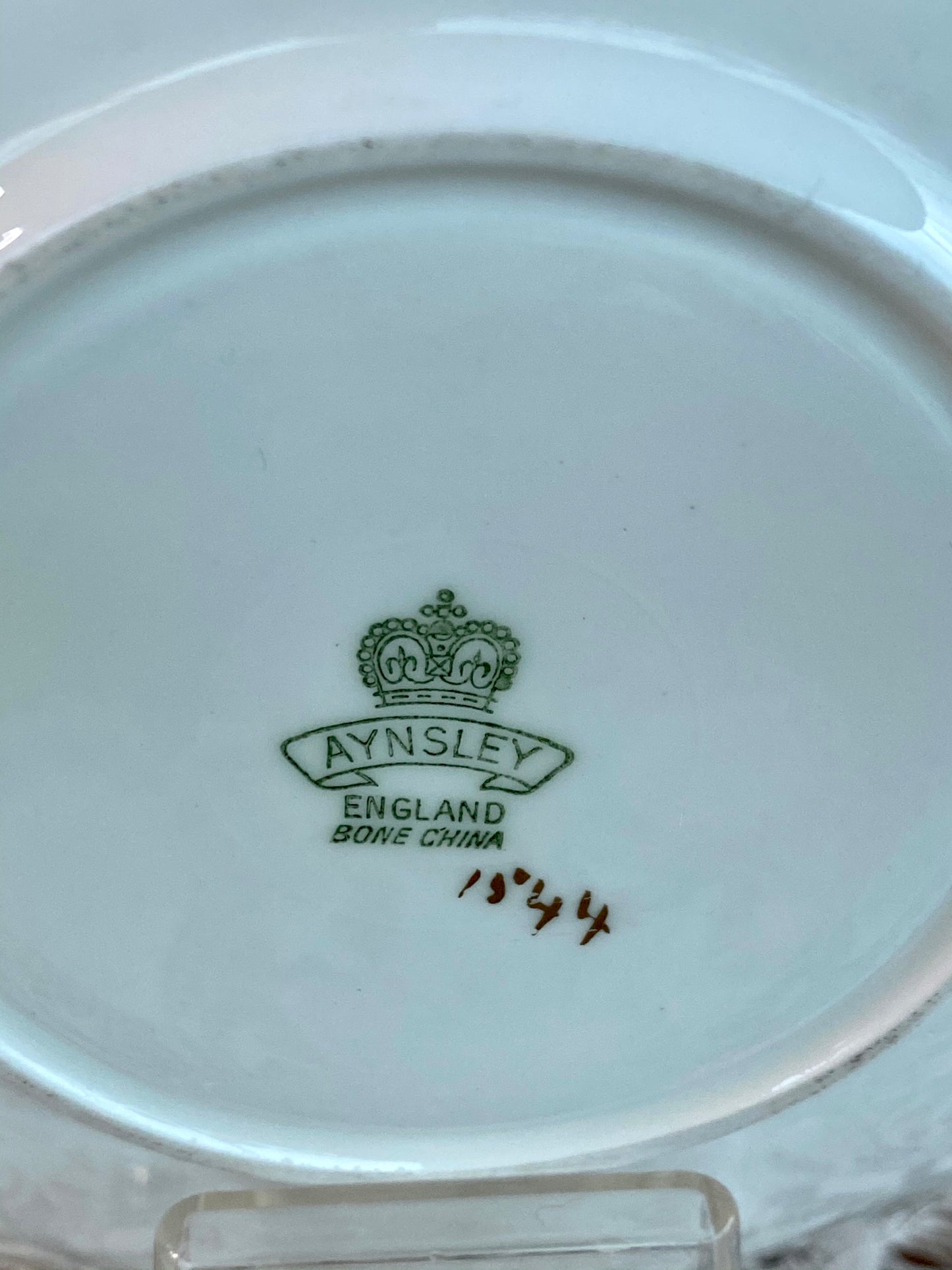 Aynsley Tea Cup and Saucer - 50s Bone China - LuluBoopVintage