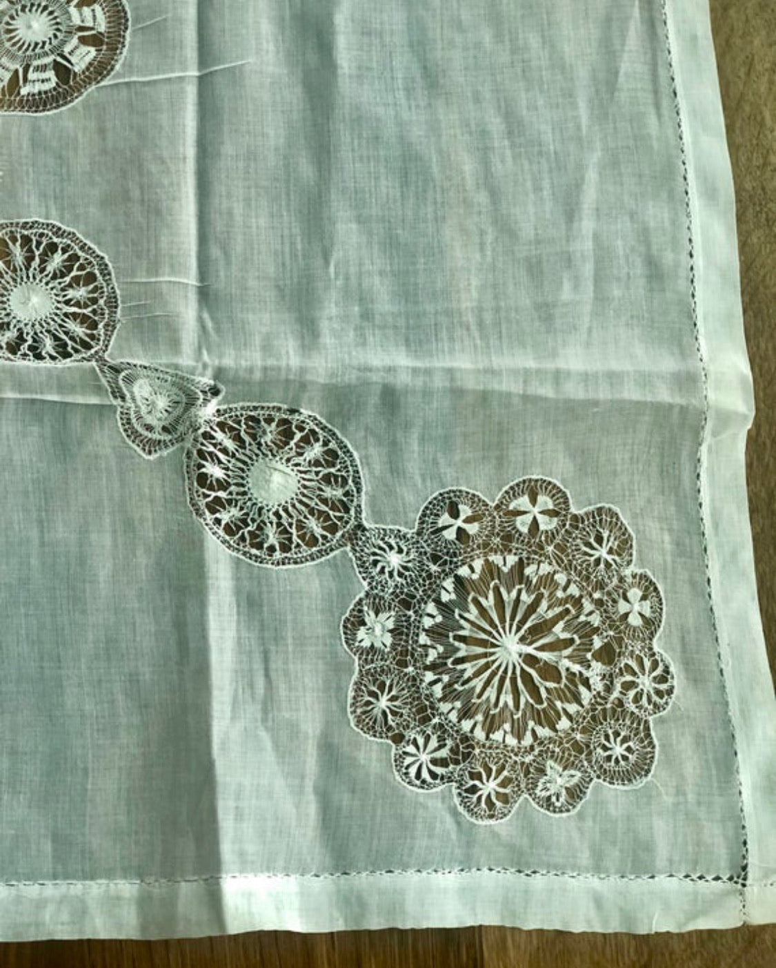 Antique Tablecloth - 1900- Small Tablecloth - LuluBoopVintage