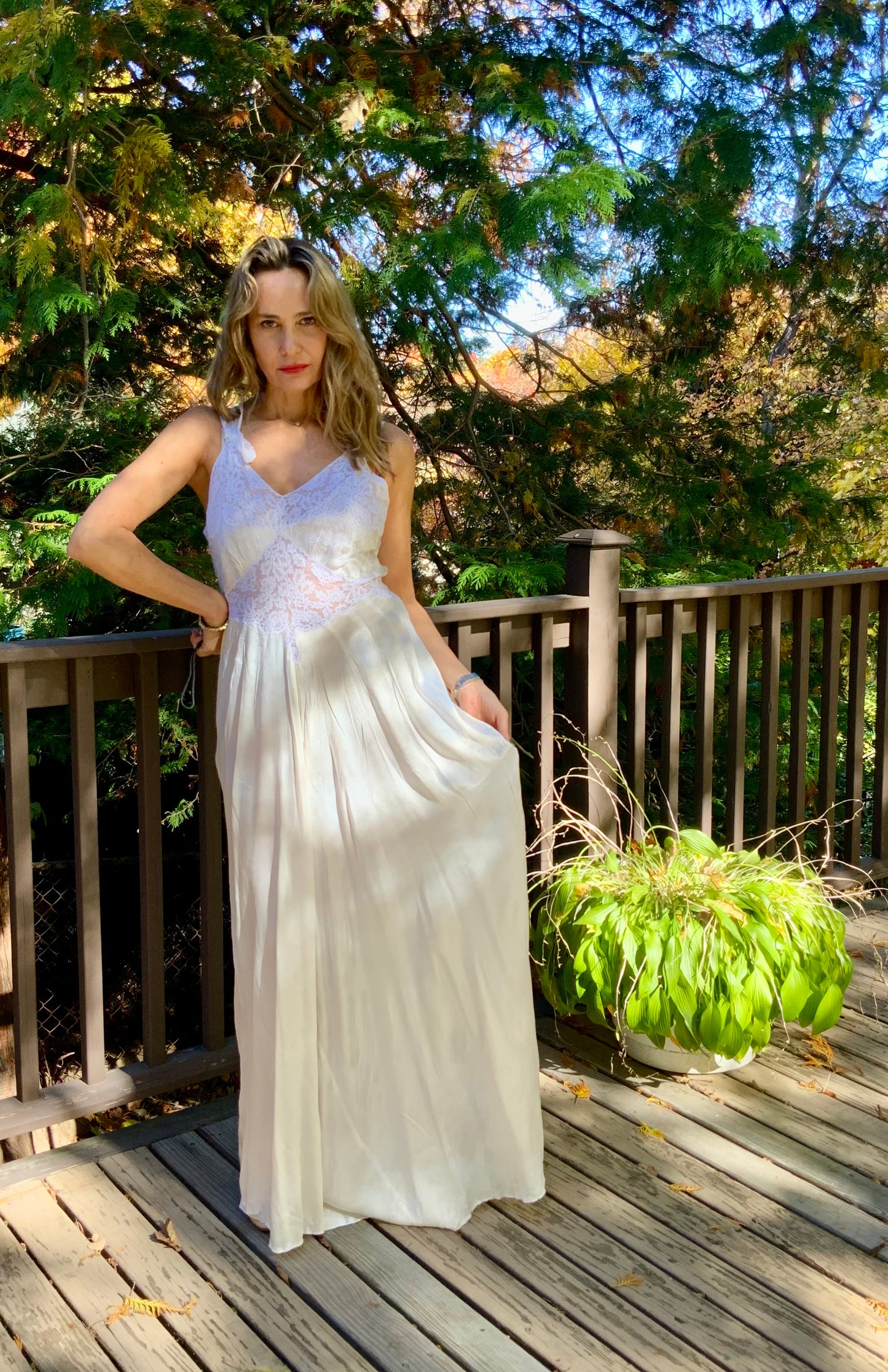 Bridal Nightgown - White - 50s - 50V