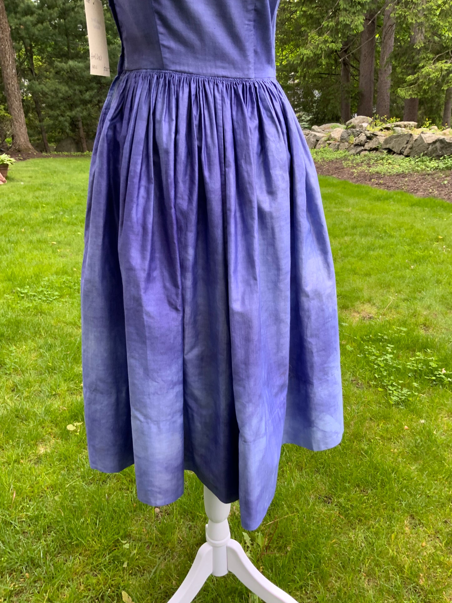 Hand Dyed Strapless Dress with Removable Floral Brooch
-50BB