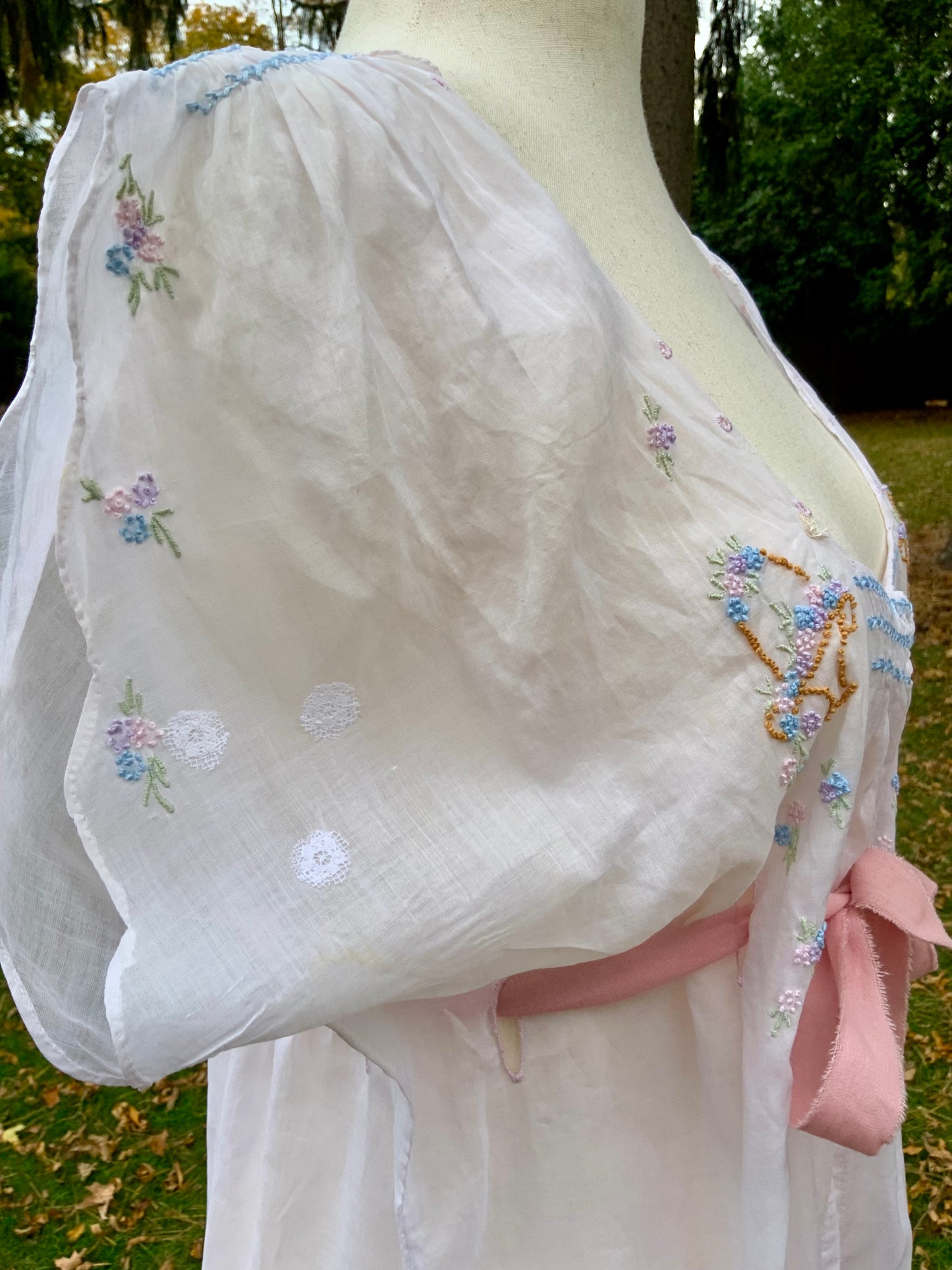 Edwardian Hand-Embroidered Combination Suit c.1905–1915 |ED28