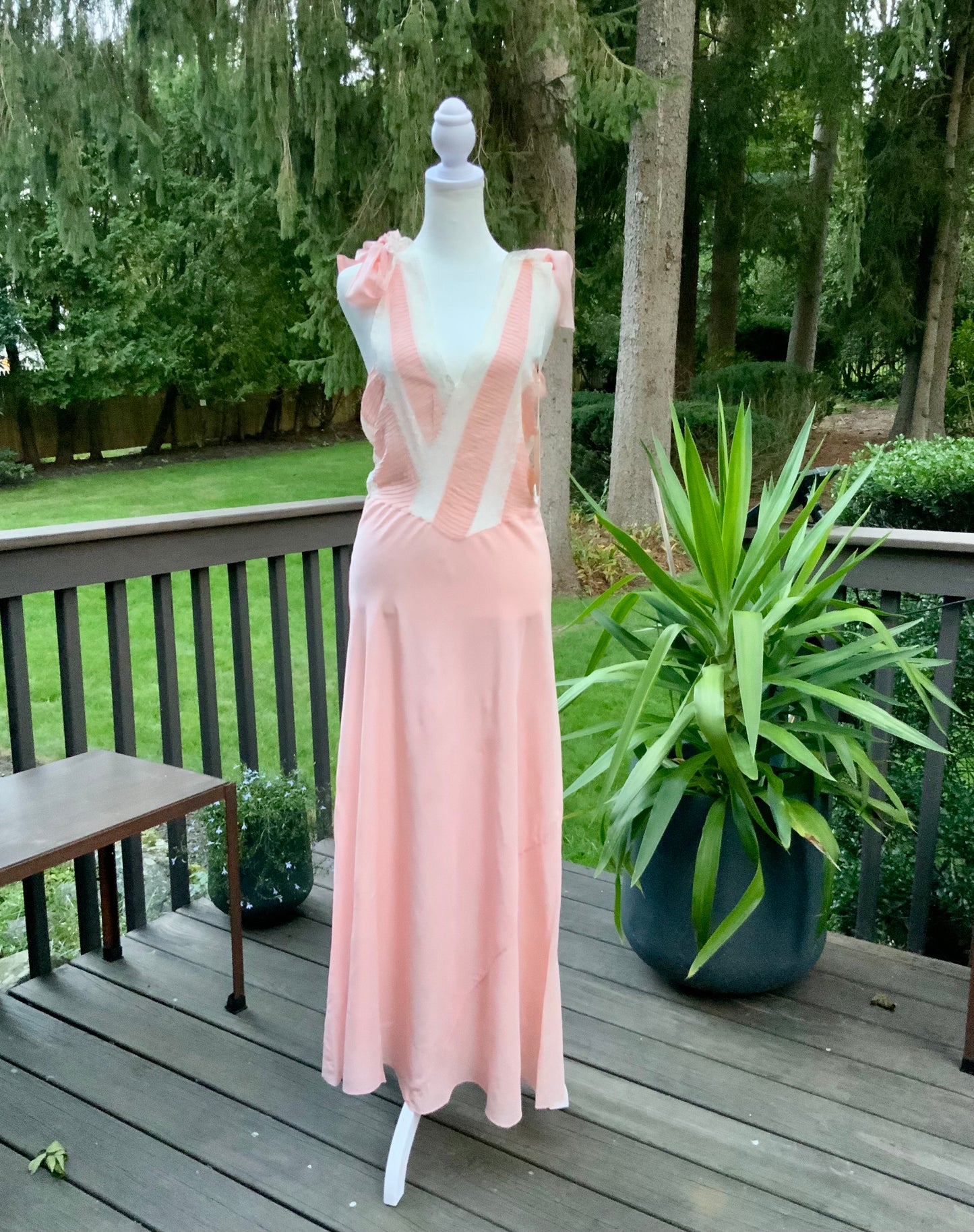 Satin Slip Dress - 40s - 40AC