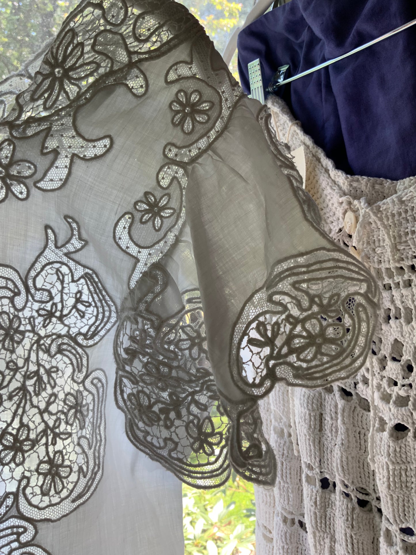 Exceptional Antique Edwardian Whitework Lace Blouse | Masterpiece Net Lace & Embroidery-Rare-ED83