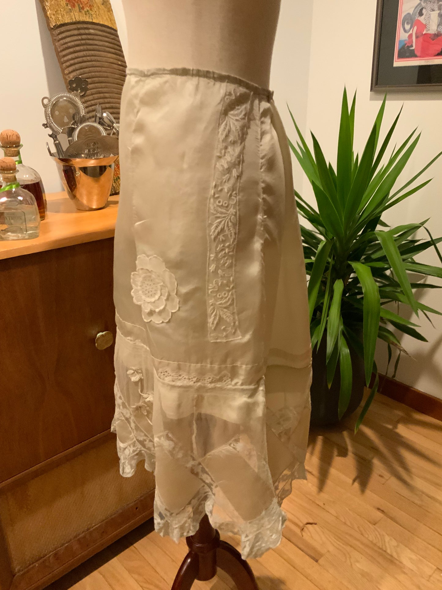 Edwardian Silk Petticoat Skirt c.1910s | Oppenheim, Collins & Co.-ED33