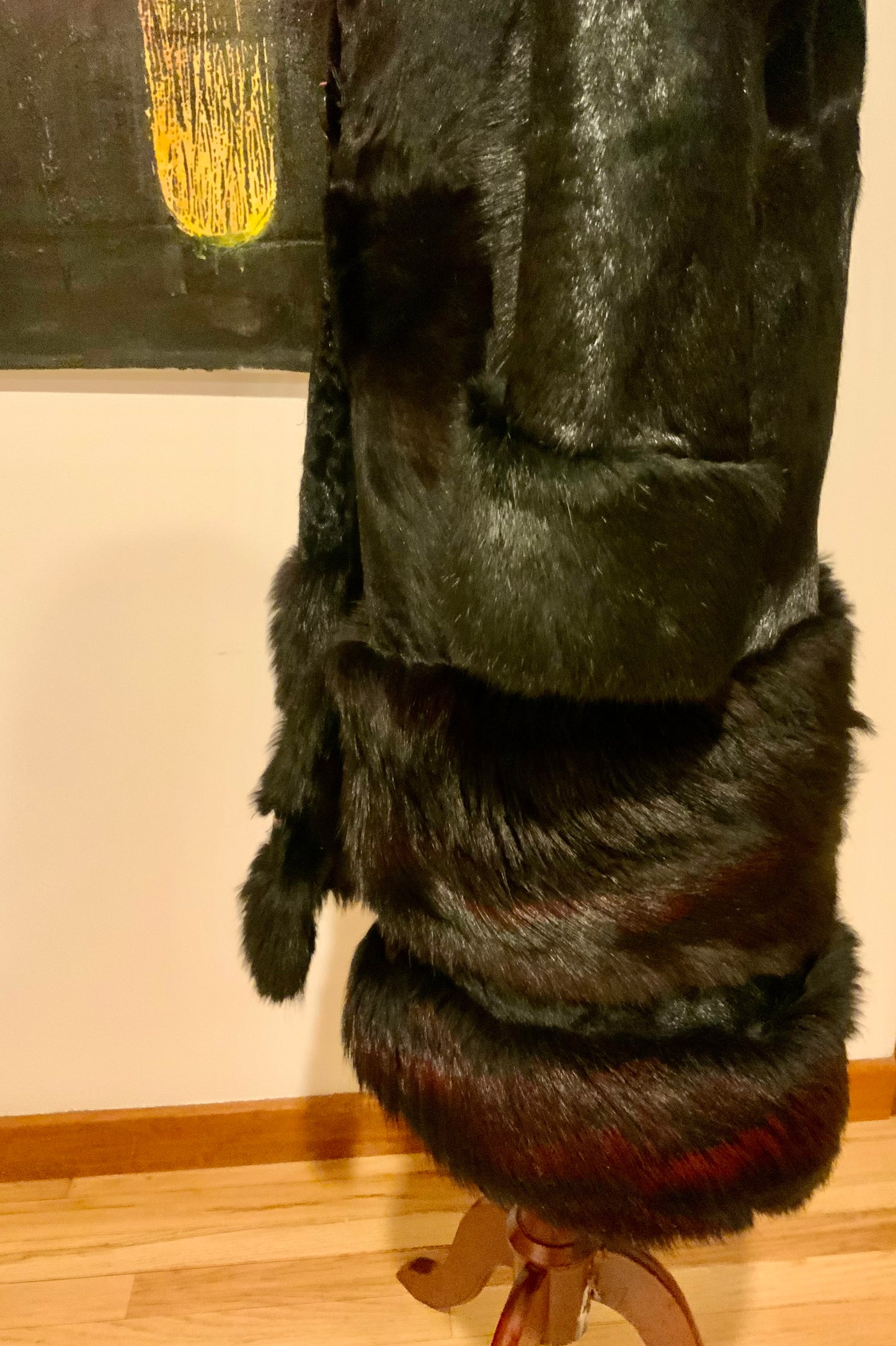 Mid-Century Argentine Pony Skin & Fox Fur Coat | Ayelén Buenos Aires | c. 1960s- 60M