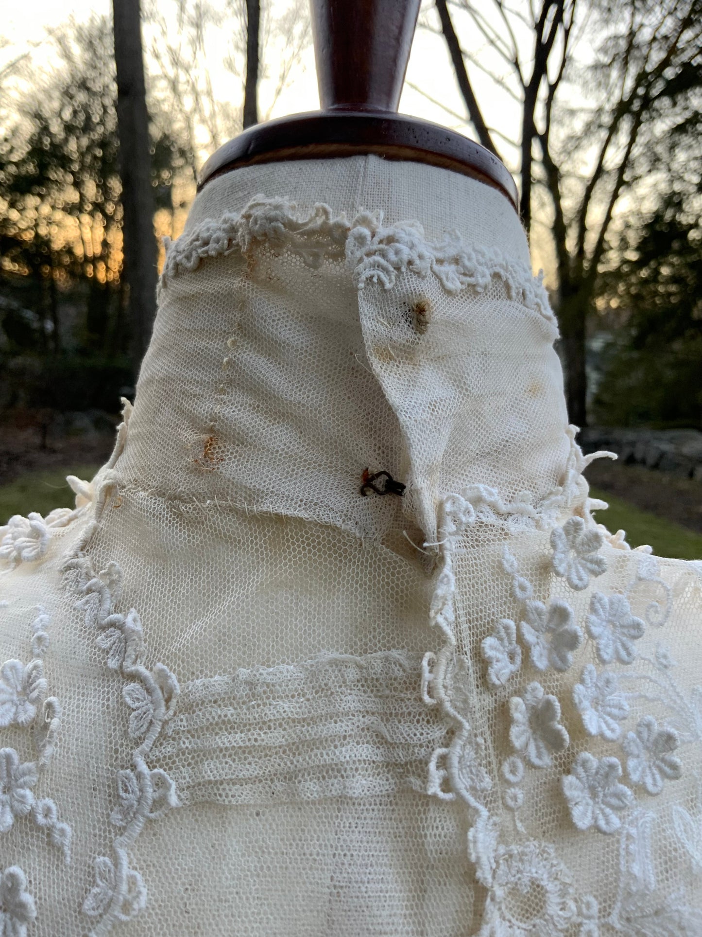 Edwardian Lace Bib Collar c.1905 –Antique Collar-ED70