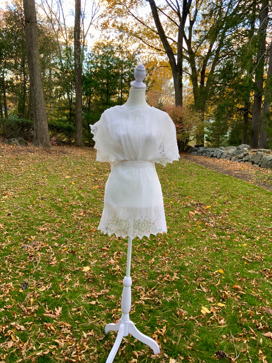 Edwardian Lace & Tulle Blouse | Circa 1905–1915 |ED29