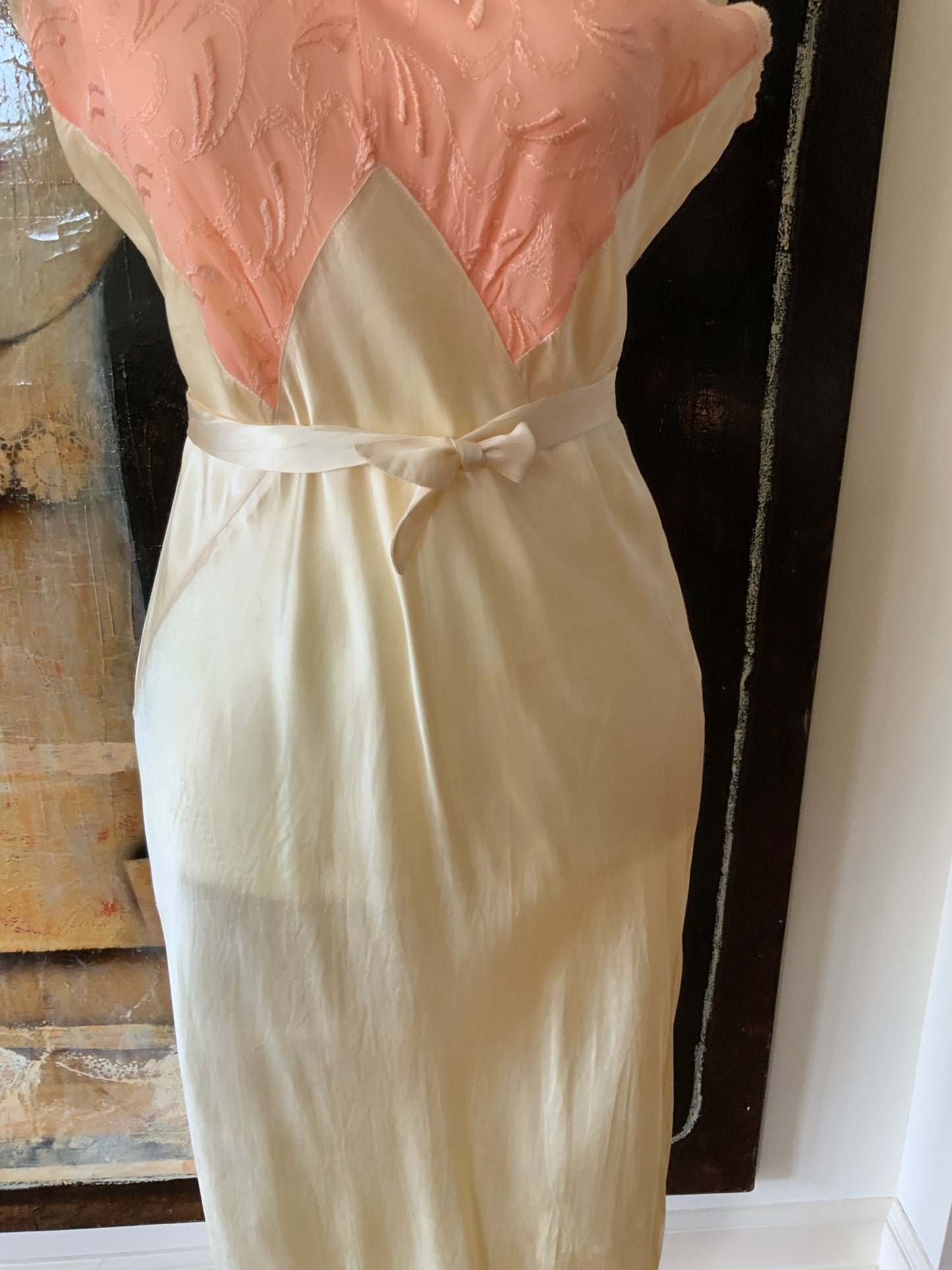 Satin Nightgown - 40s - 40AD