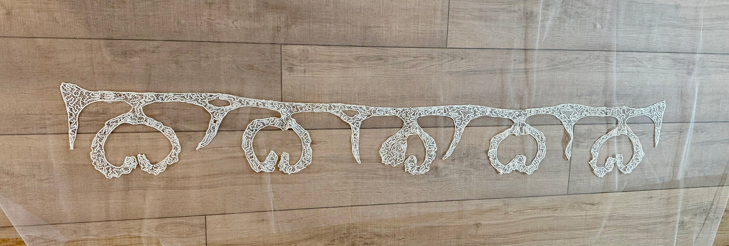 Antique Edwardian Bridal Needle Lace Border | c. 1908–1918-ED50