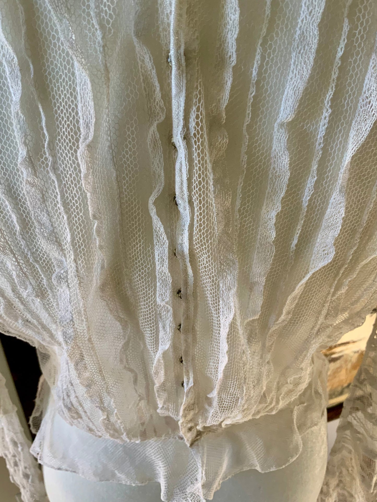Sheer Blouse - Late Victorian / Early Edwardian -VI16