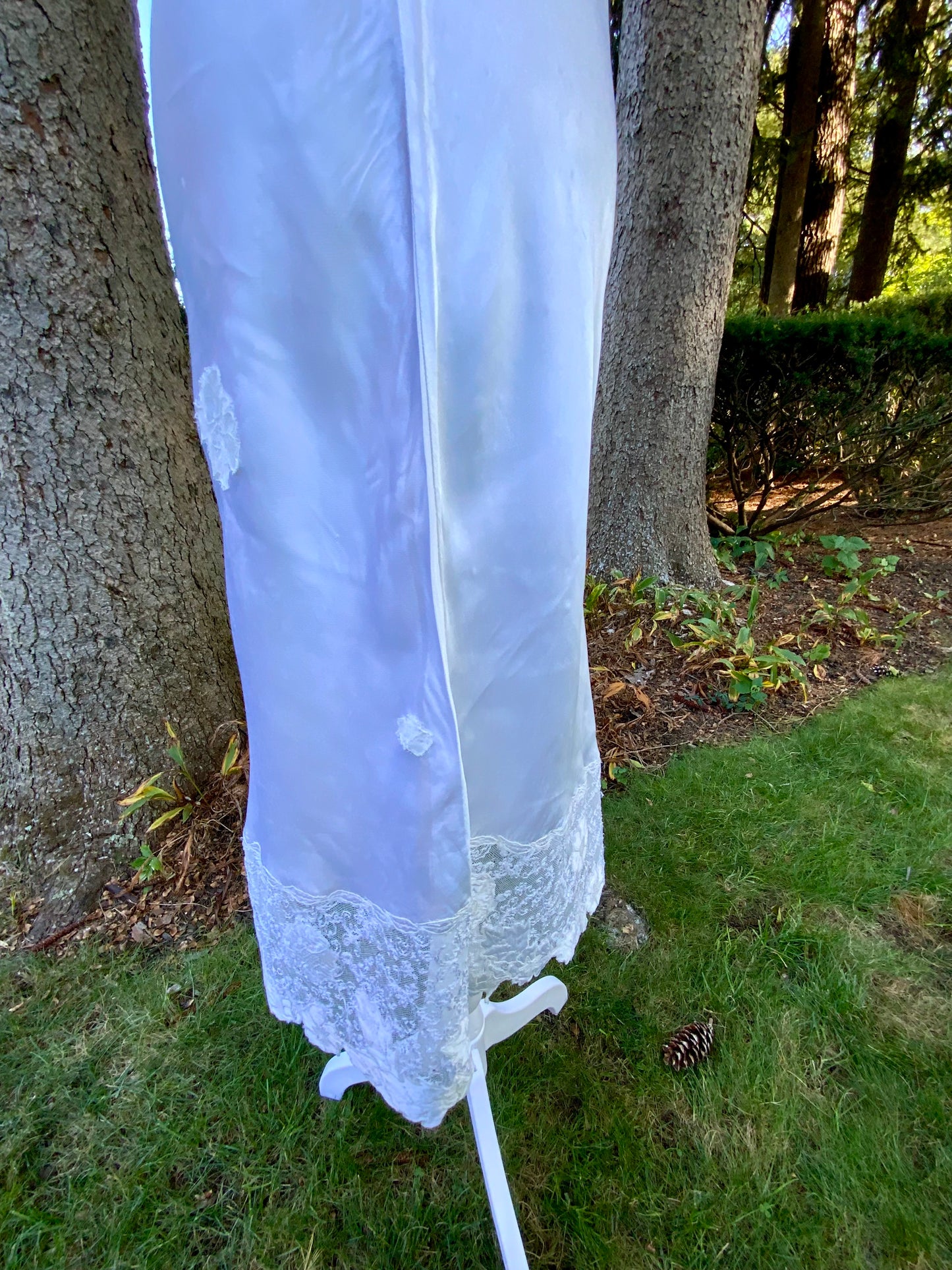 Stunning Bridal  Slip Dress - Satin - 50s - 50BO