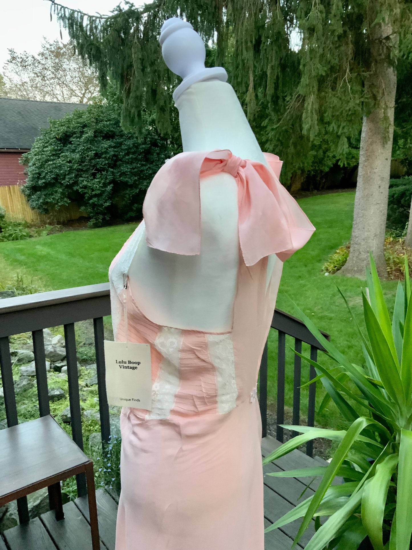 Satin Slip Dress - 40s - 40AC