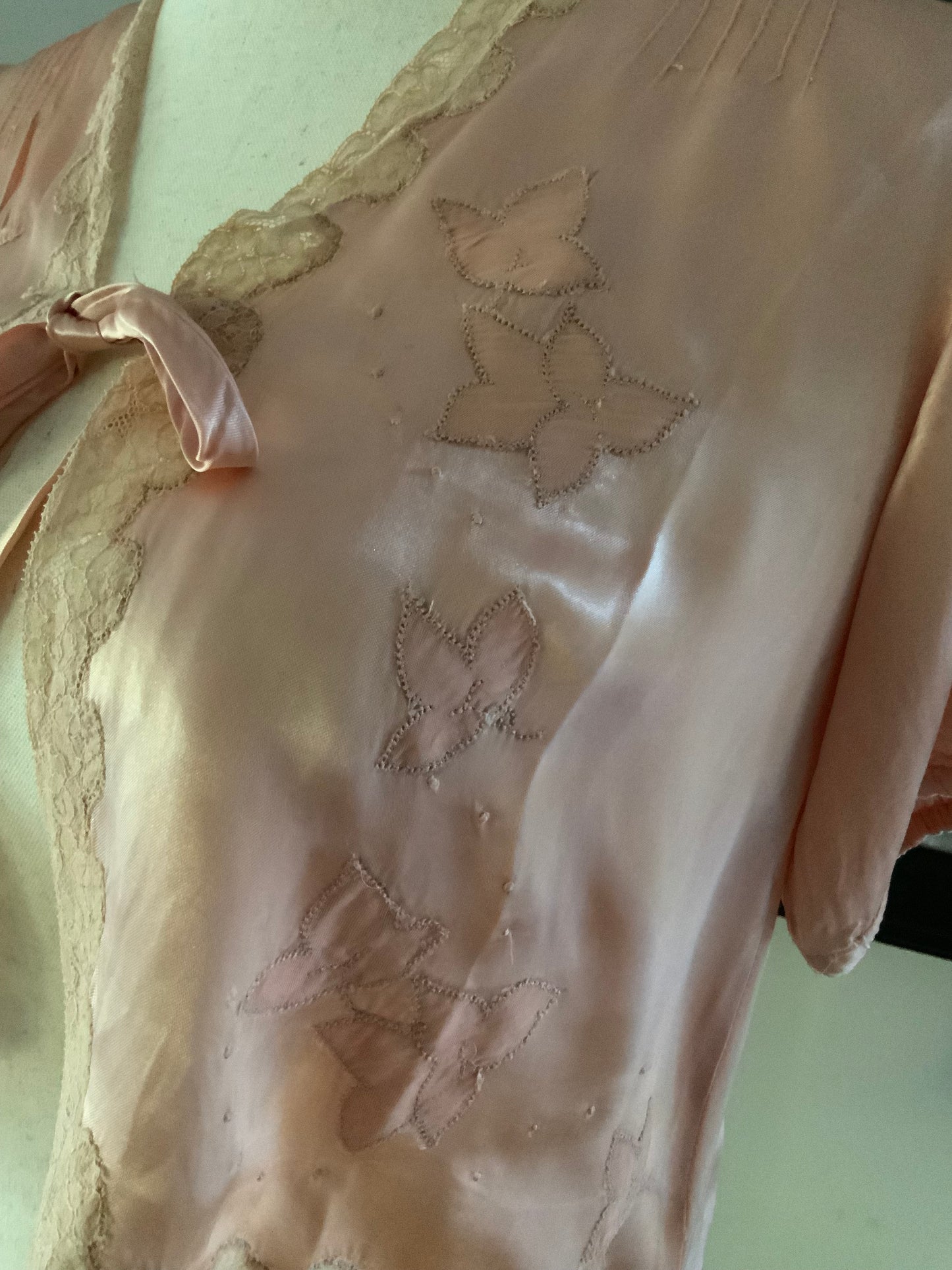 Silk Bed Jacket - 50s