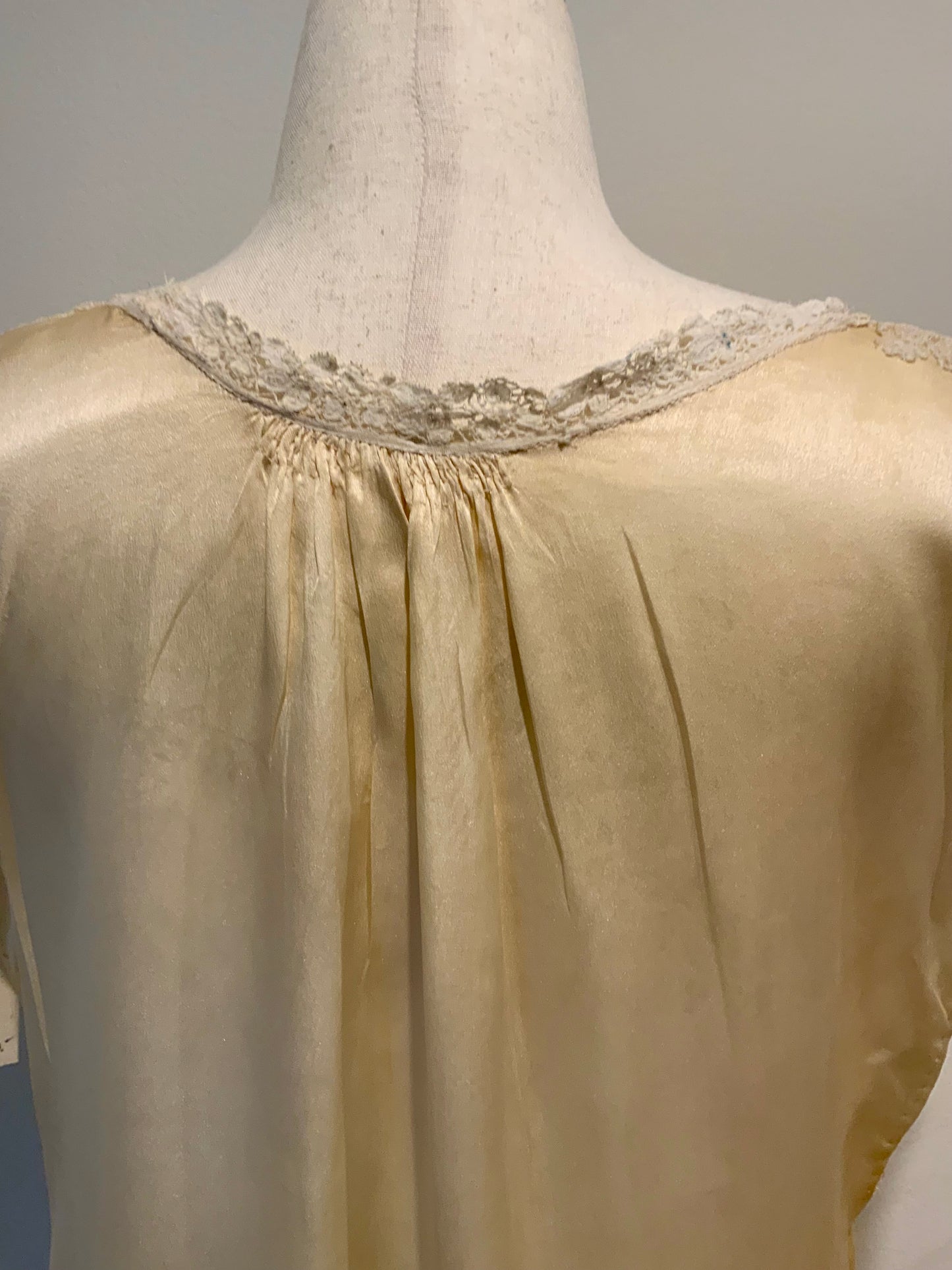 Iconic 1930s Champagne Pure Silk Nightgown | Reimagined Vintage Silk Dress-20ax