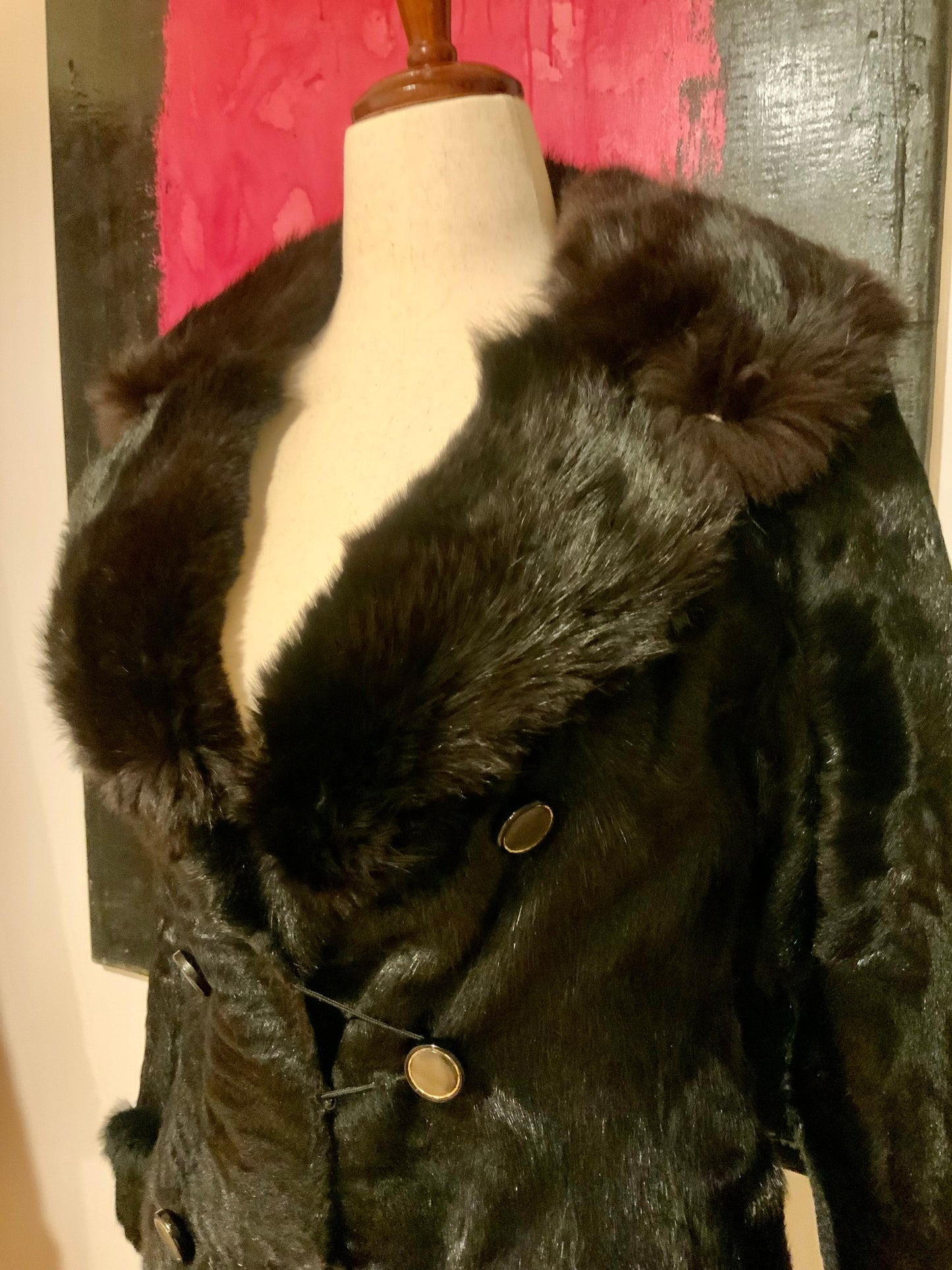 Mid-Century Argentine Pony Skin & Fox Fur Coat | Ayelén Buenos Aires | c. 1960s- 60M