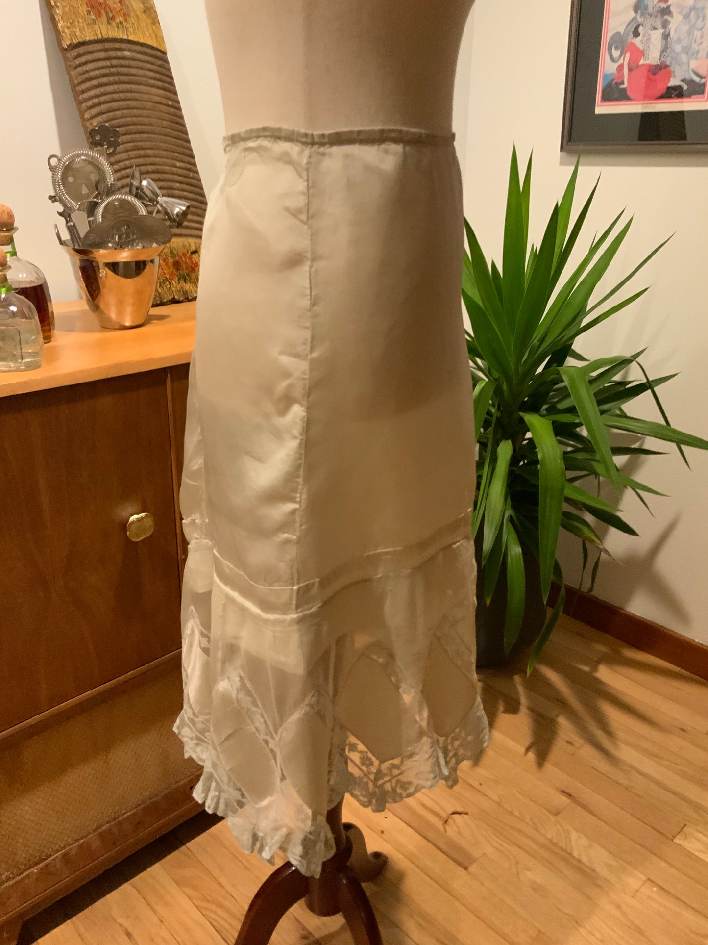 Edwardian Silk Petticoat Skirt c.1910s | Oppenheim, Collins & Co.-ED33