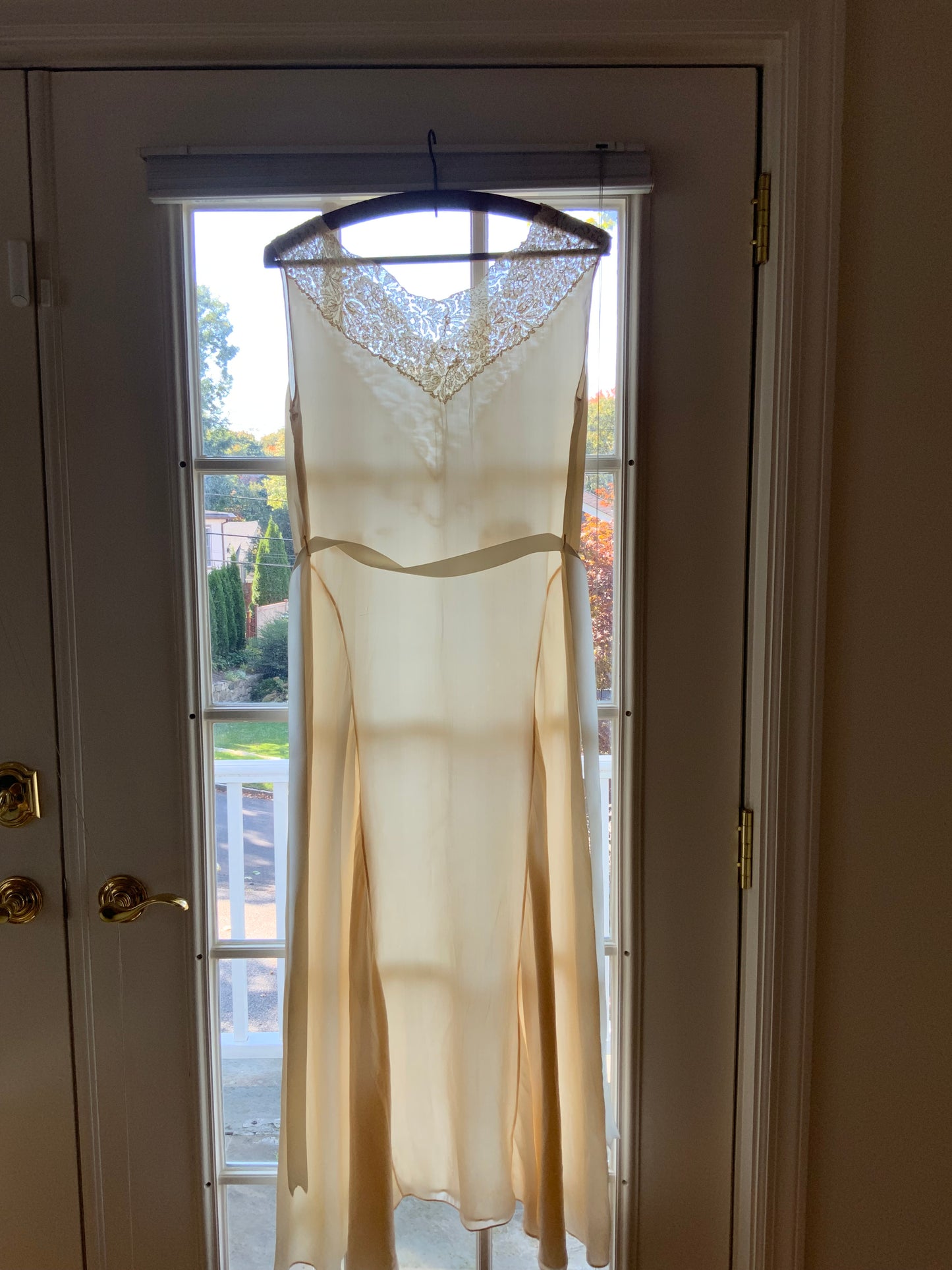 Pure Silk Nightgown / Slip Dress- 20s