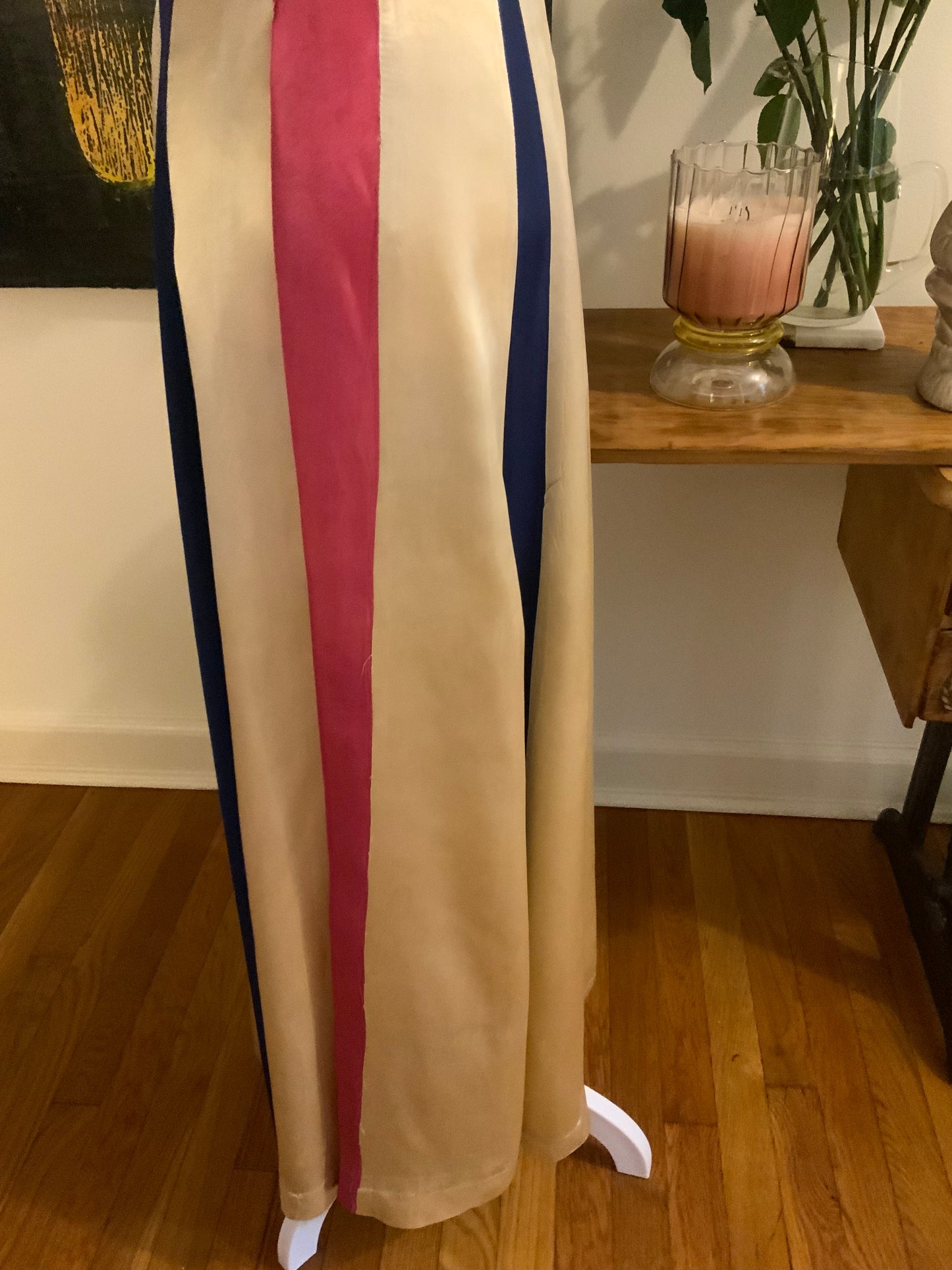 RARE Satin Evening Dress - 30s Early 40s - 30AG