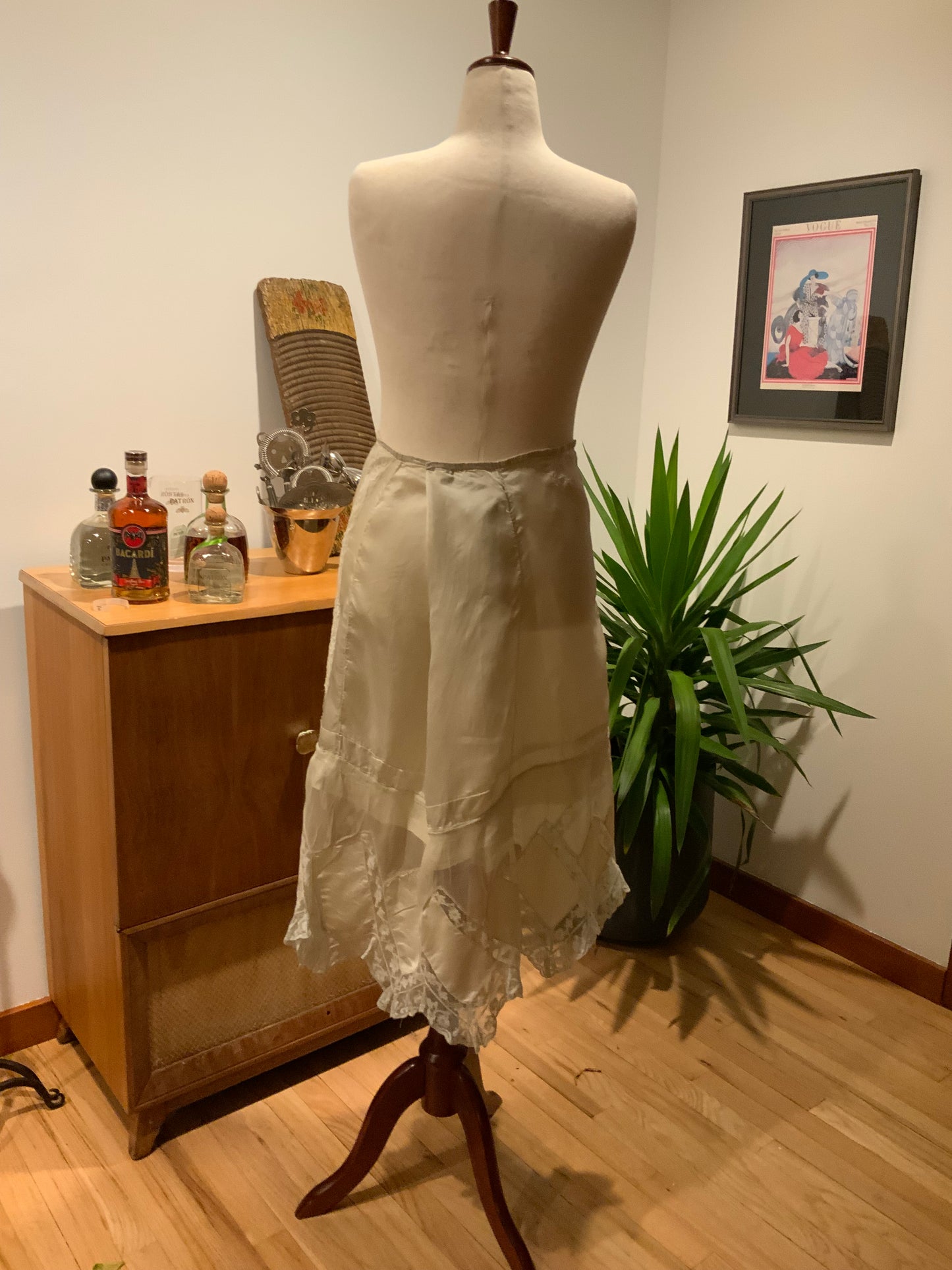 Edwardian Silk Petticoat Skirt c.1910s | Oppenheim, Collins & Co.-ED33