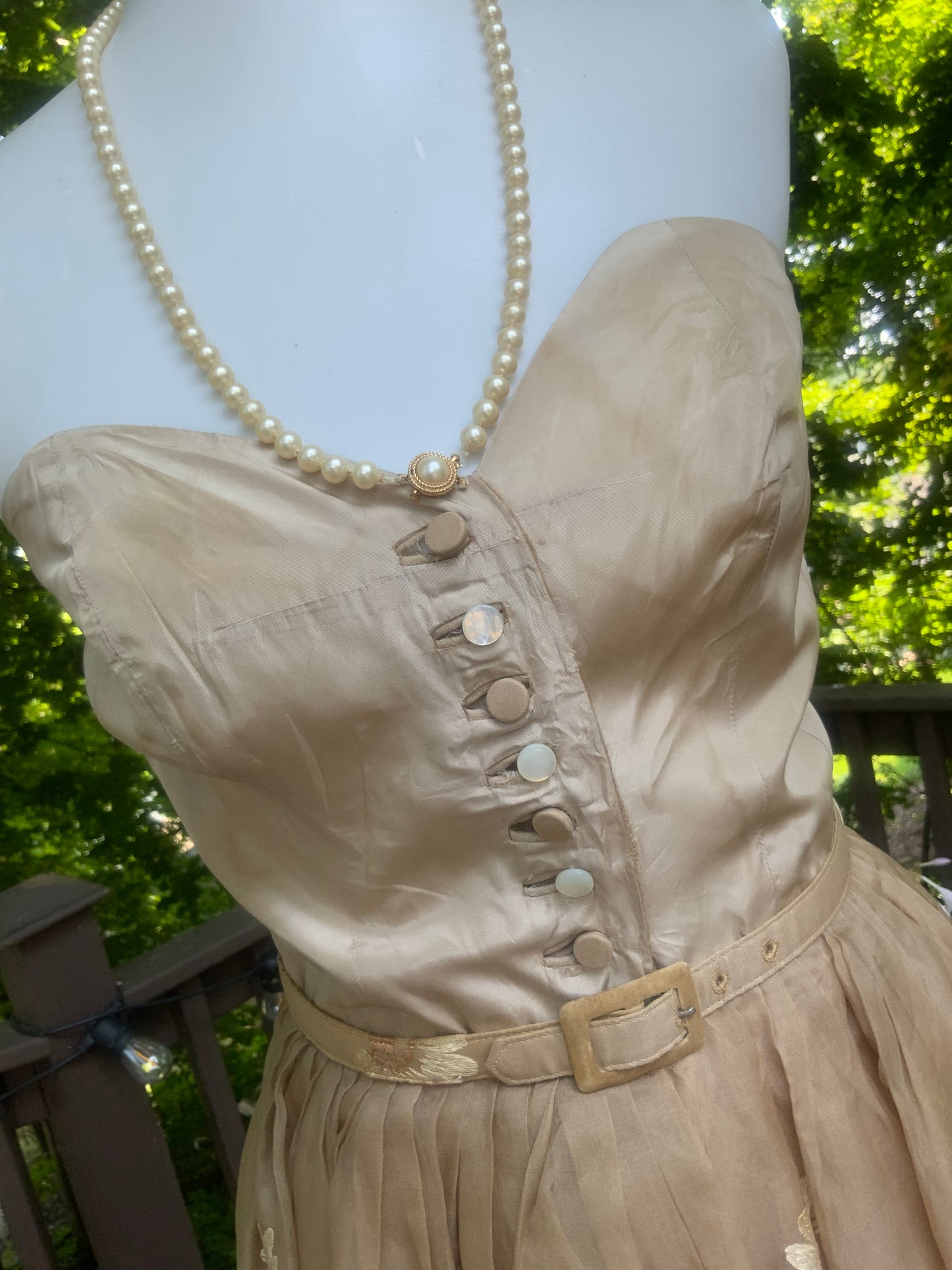 Strapless Dress - 50s