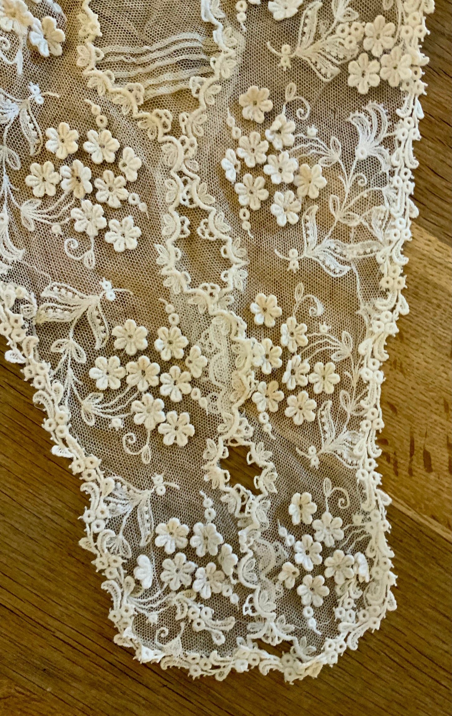 Edwardian Lace Bib Collar c.1905 –Antique Collar-ED70