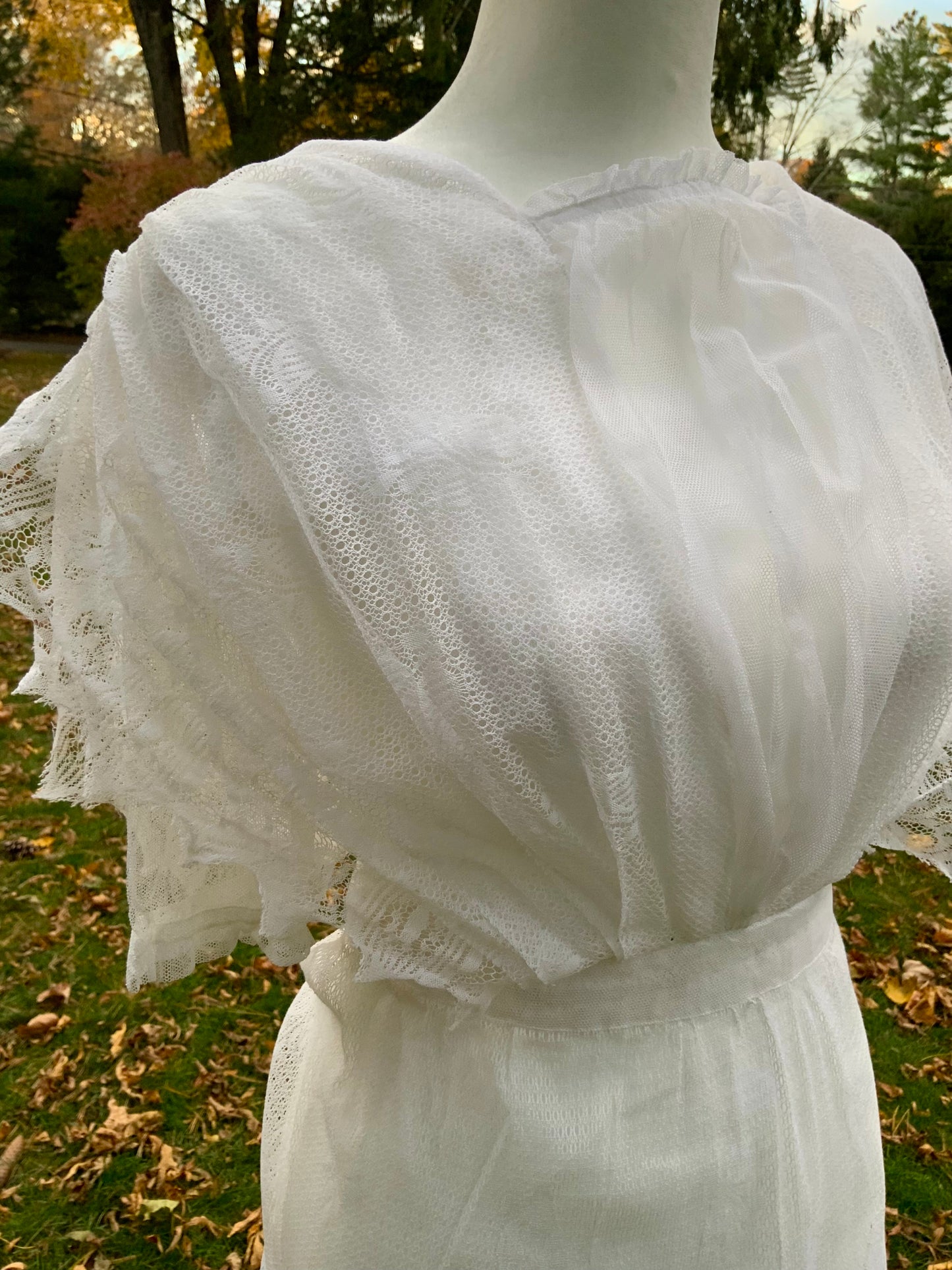 Edwardian Lace & Tulle Blouse | Circa 1905–1915 |ED29