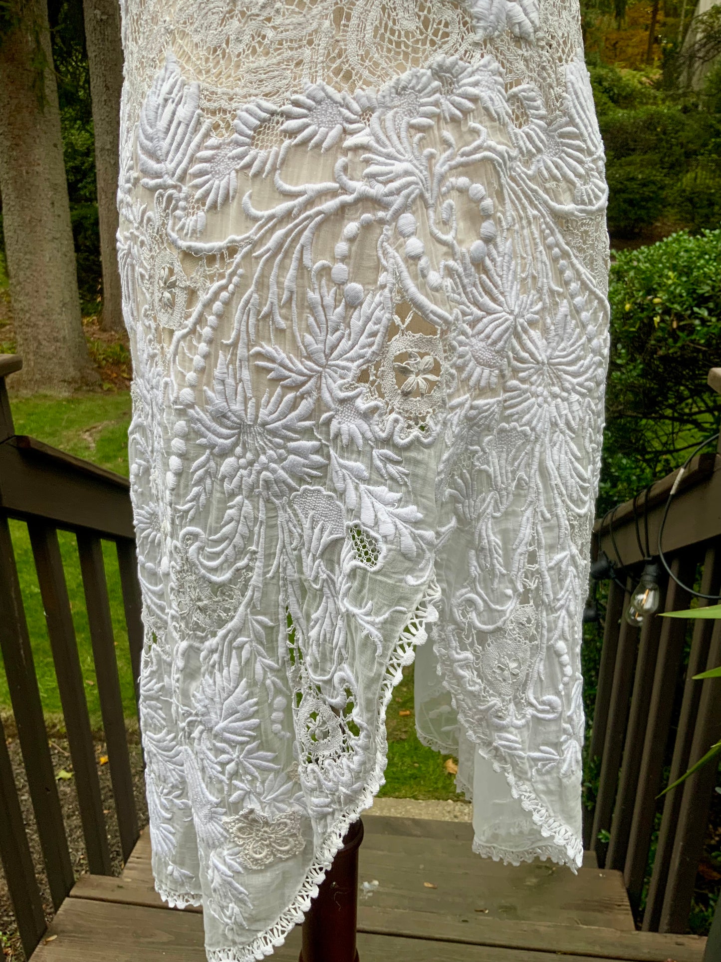 Edwardian Hand-Restored Antique Lace Dress | Circa 1905–1915 | One-of-a-Kind Wearable Art - ED20