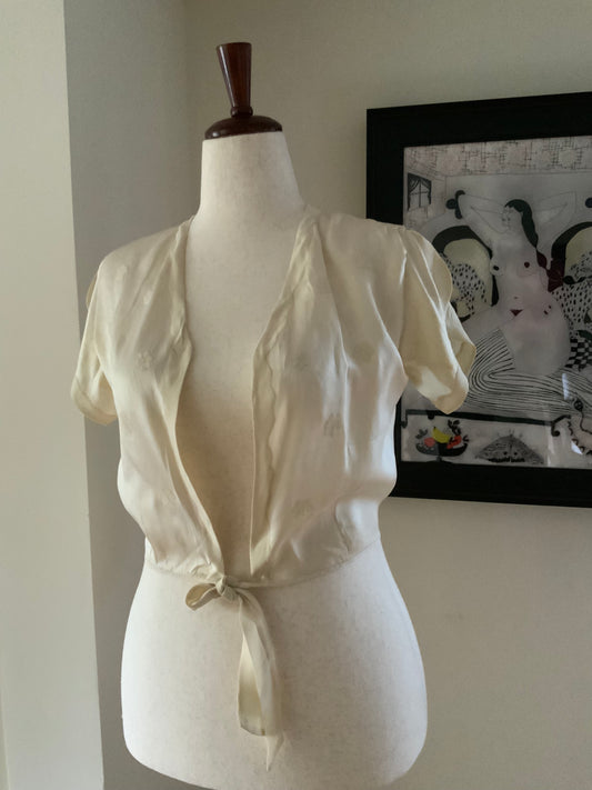 Silk Bed Jacket - 40s