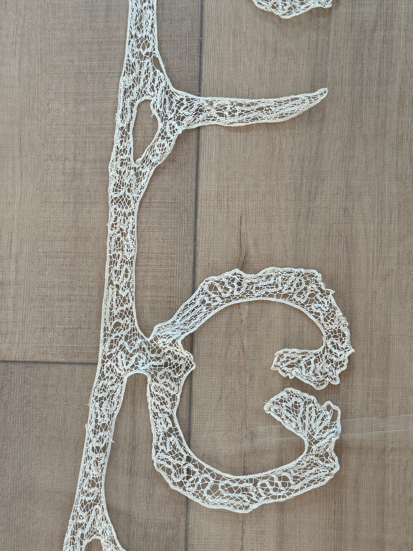 Antique Edwardian Bridal Needle Lace Border | c. 1908–1918-ED50