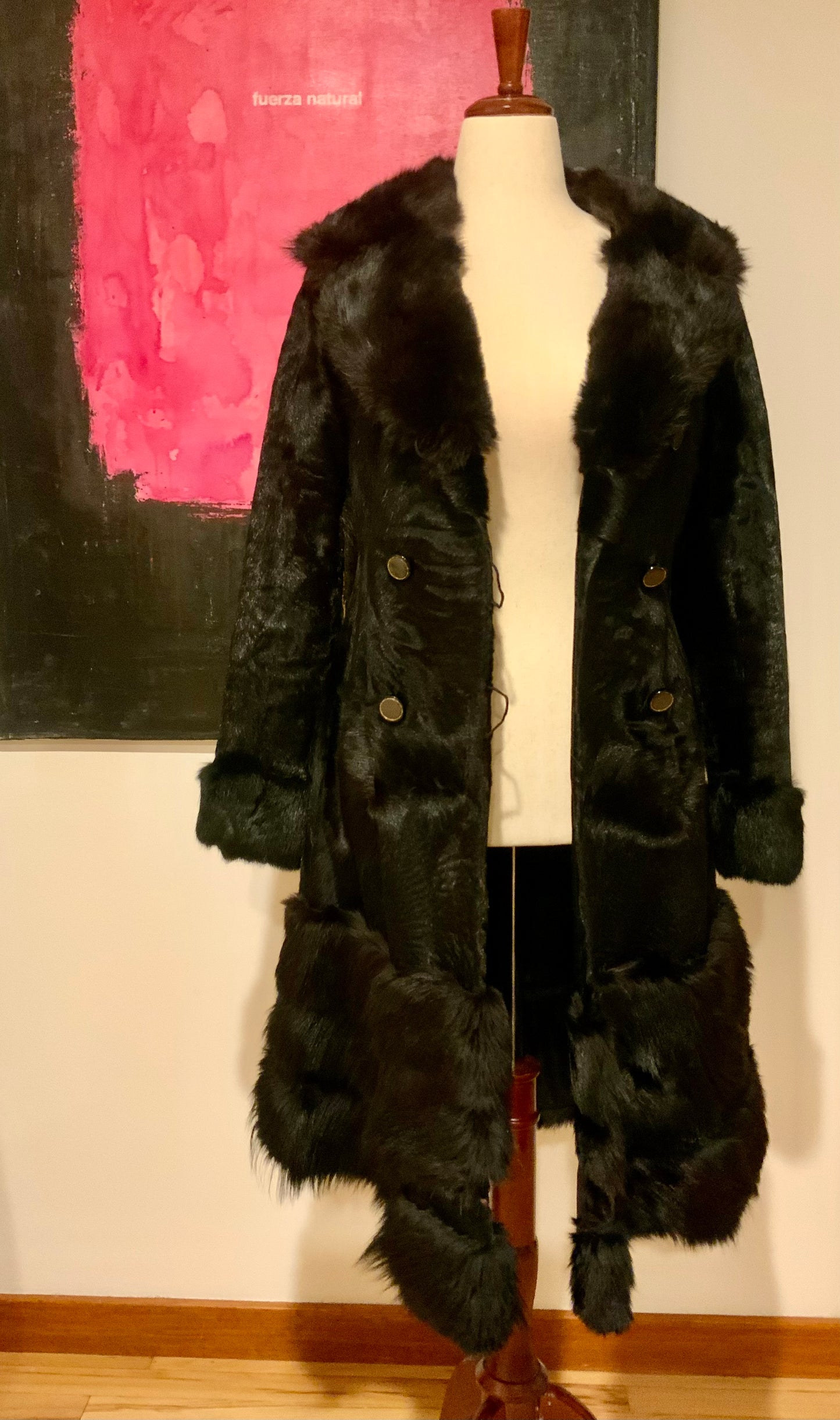 Mid-Century Argentine Pony Skin & Fox Fur Coat | Ayelén Buenos Aires | c. 1960s- 60M