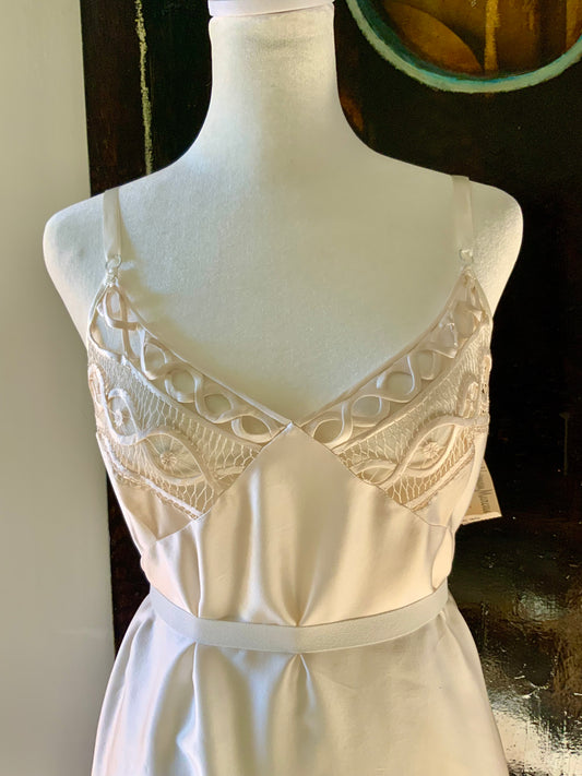 Collette Dinnigan Pure Silk Slip Dress –  Neiman Marcus NWT / 1990s Luxury Lingerie- 90D