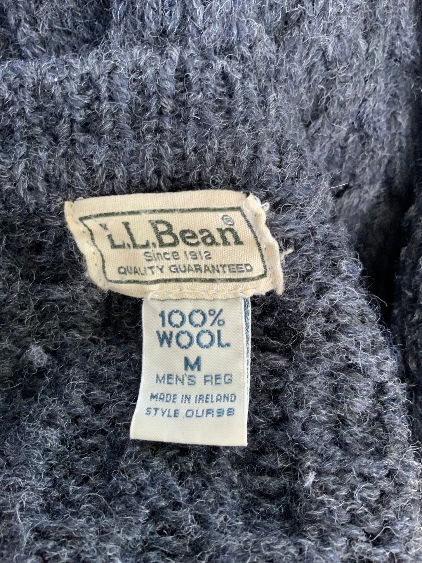 L.L Bean Pure Wool Cardigan - 60s